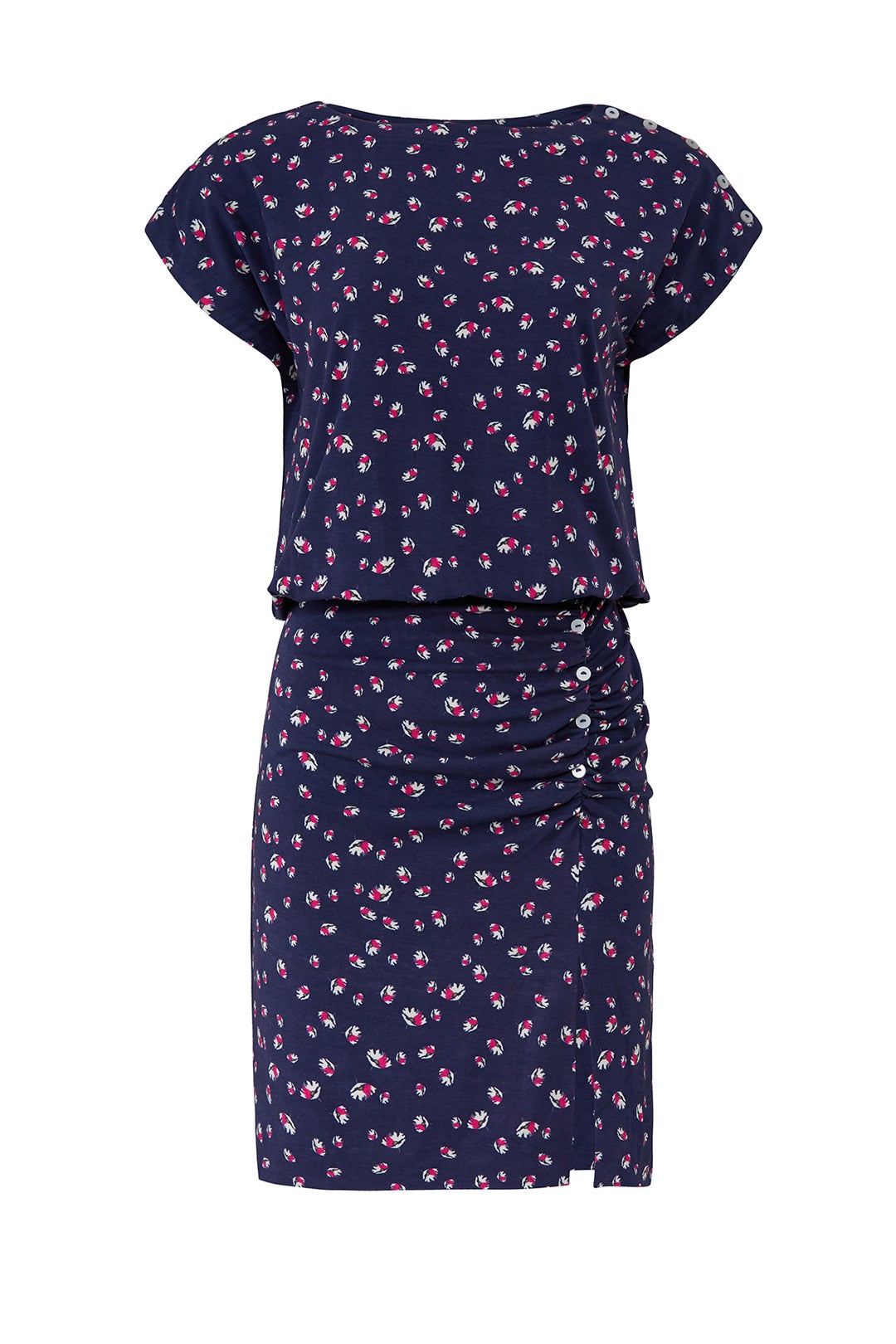 Ditzy Stems Blouson Dress by Nicole Miller