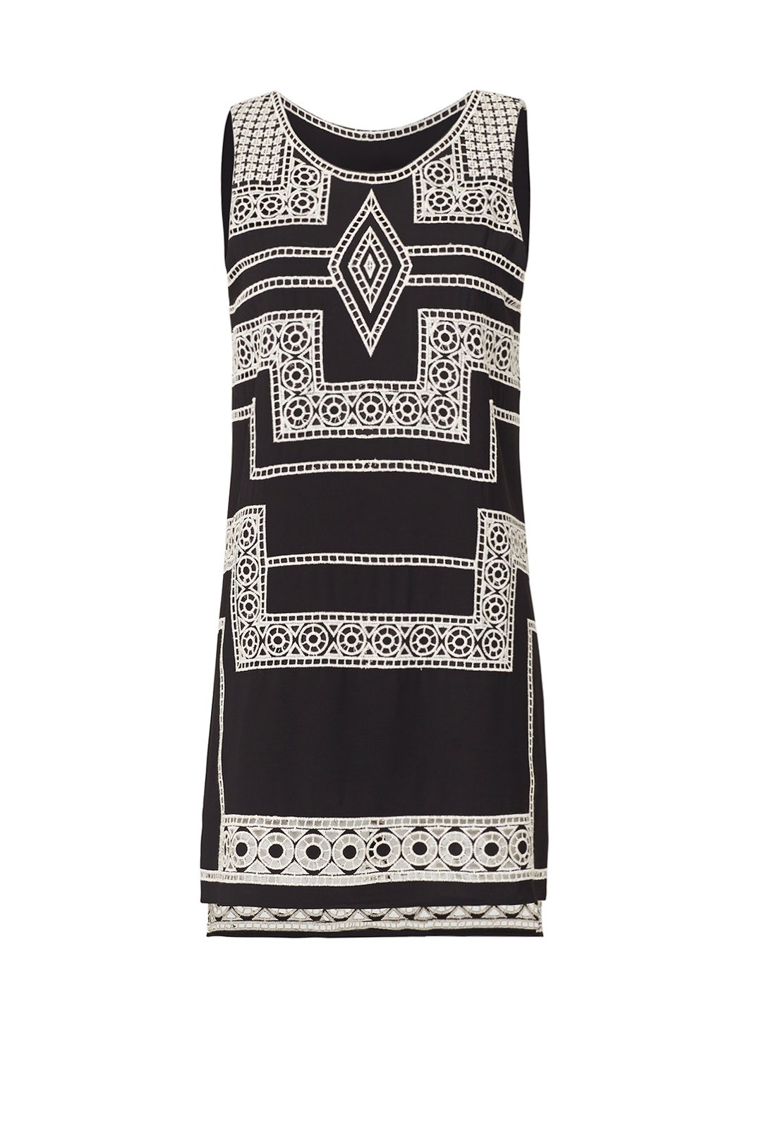 Black Embroidered Ashton Dress by Parker 3