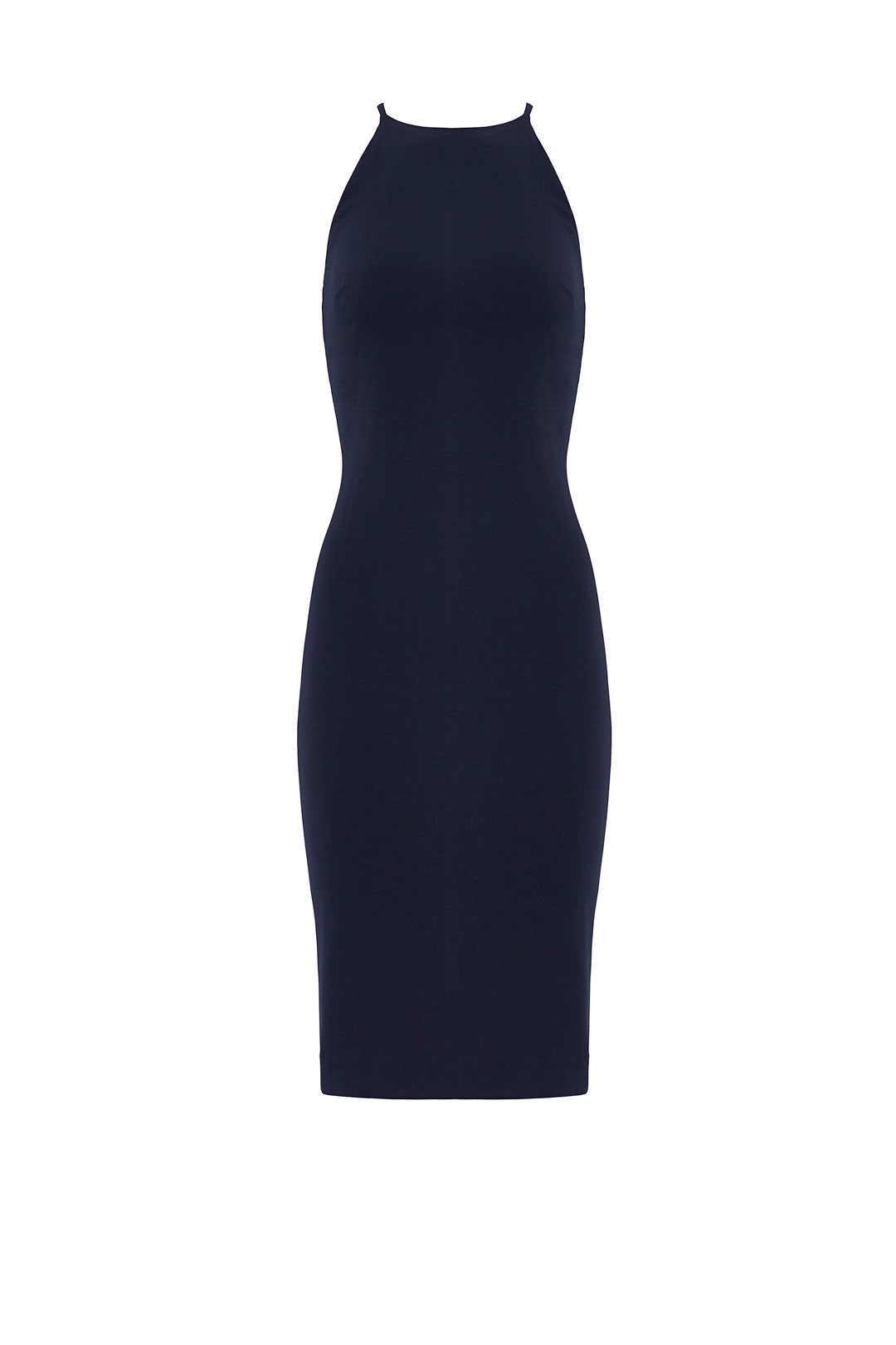 Navy Halter Sheath by Badgley Mischka 3
