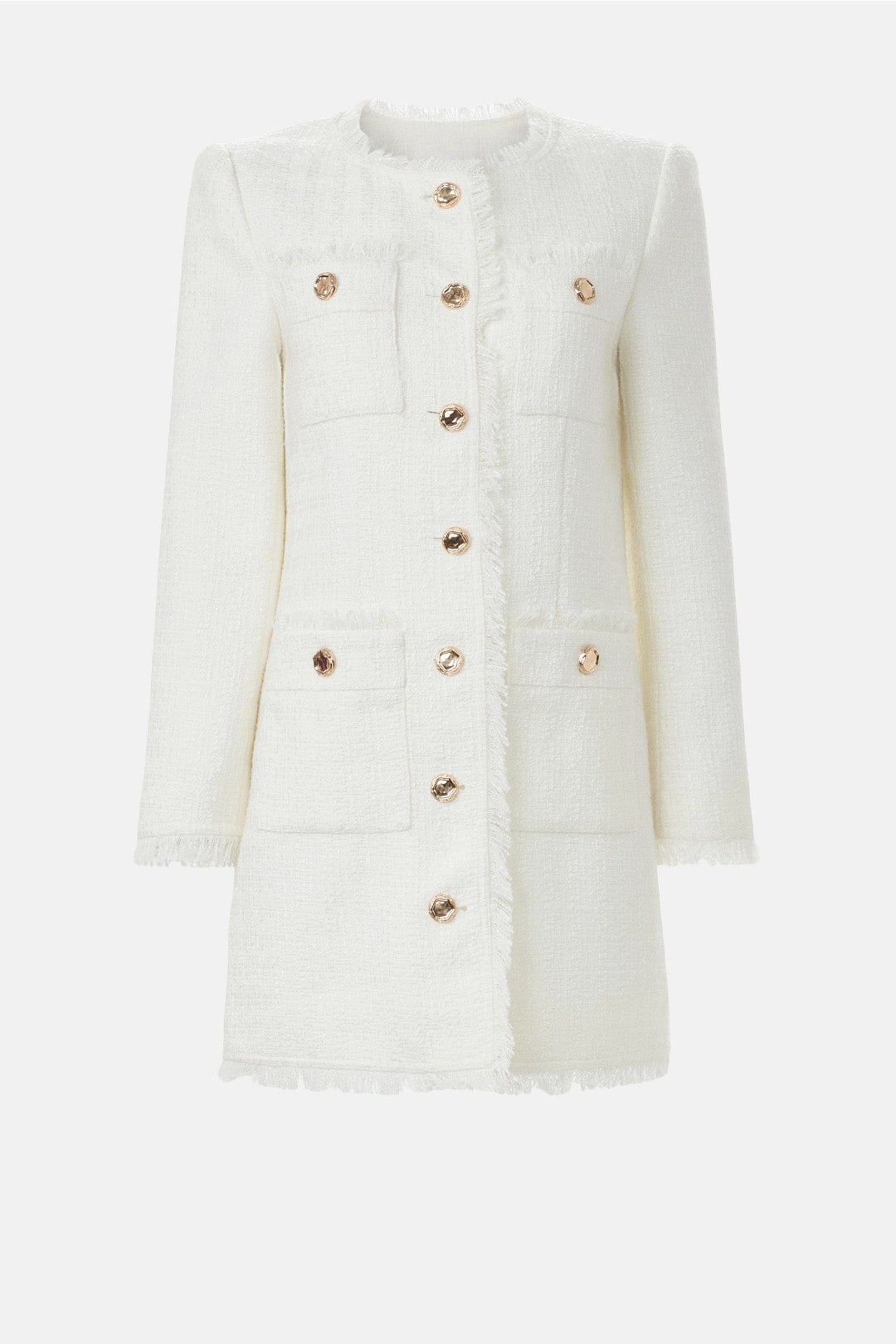 Neile Boucle Long Jacket by Milly