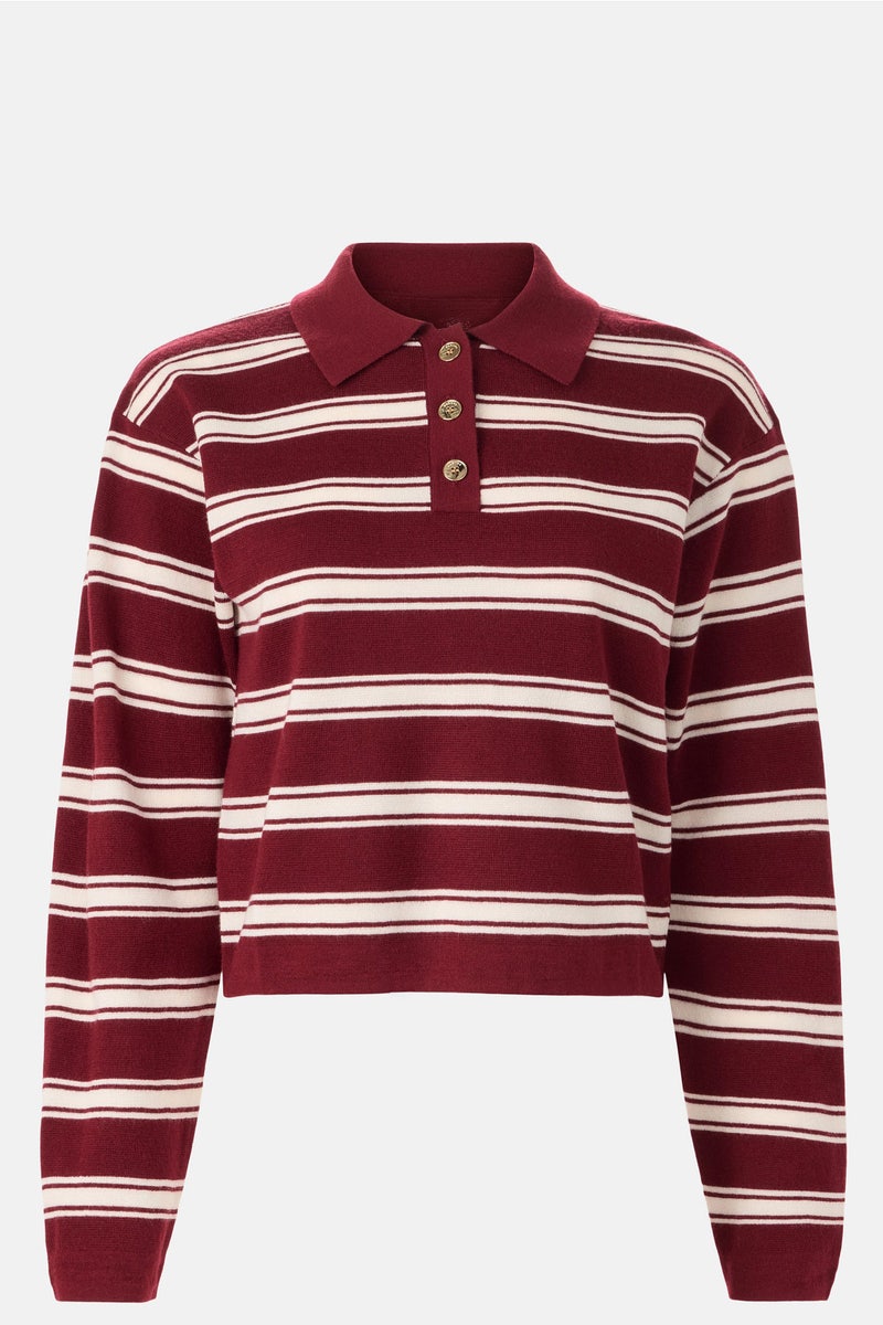 Striped Rugby T-Shirt by Sandro - Photo 4