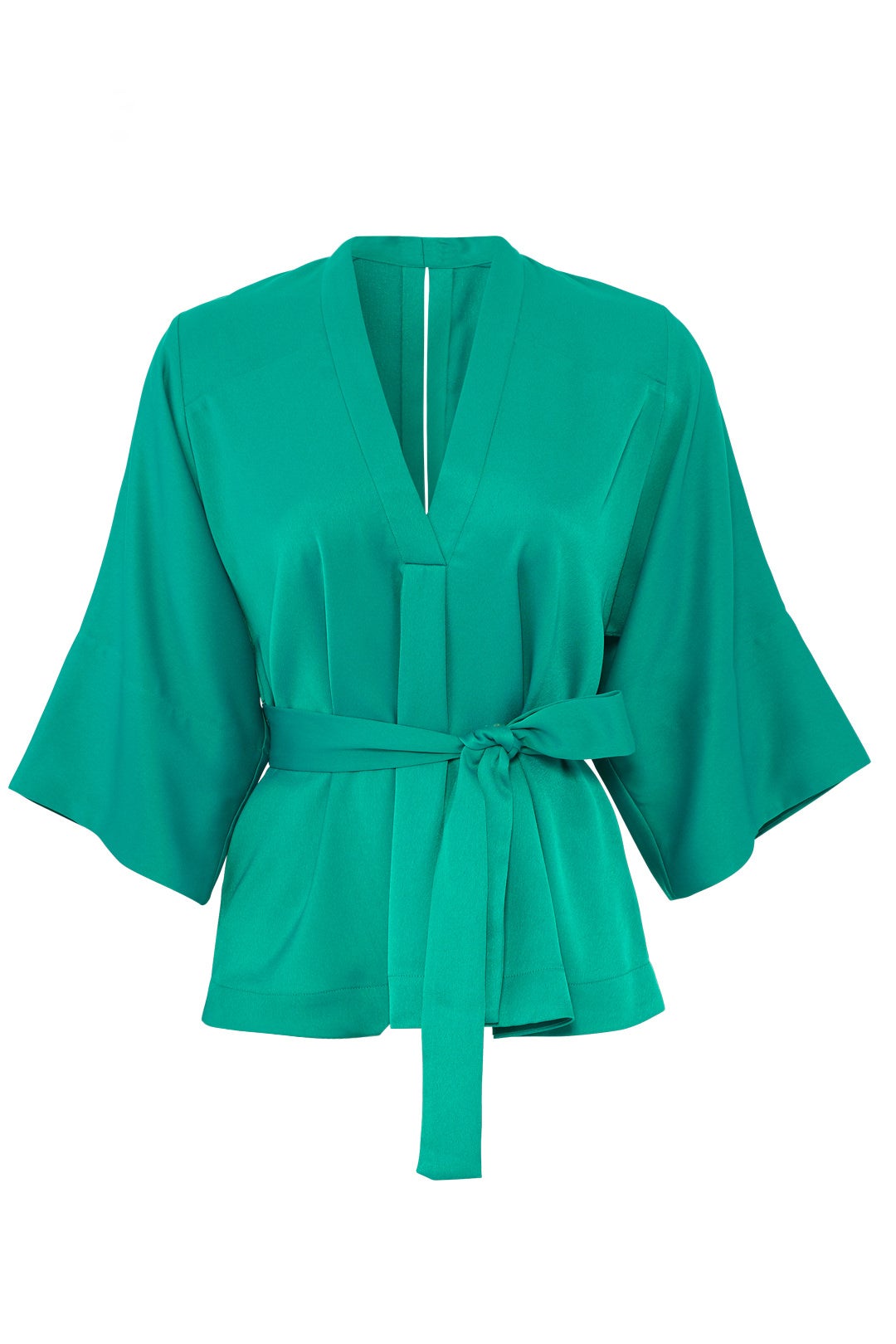 Peacock V-Neck Blouse by Tome