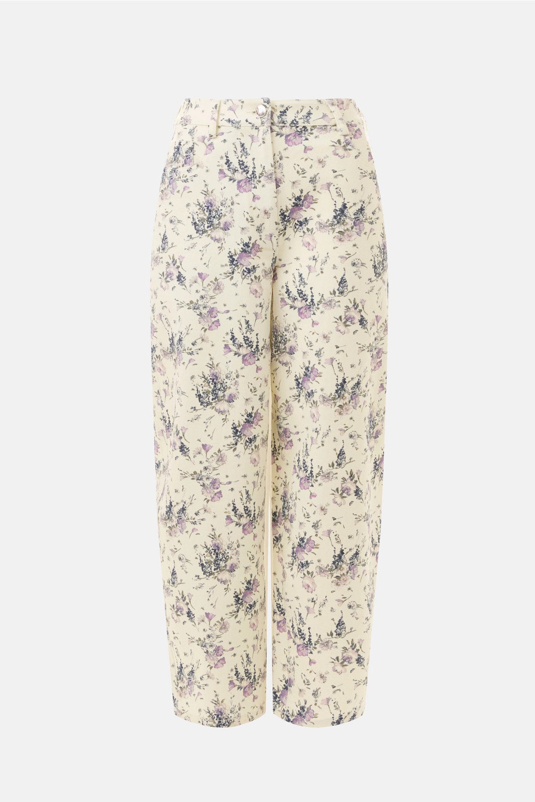 Printed Denim Cropped Pants by Adam Lippes x RTR