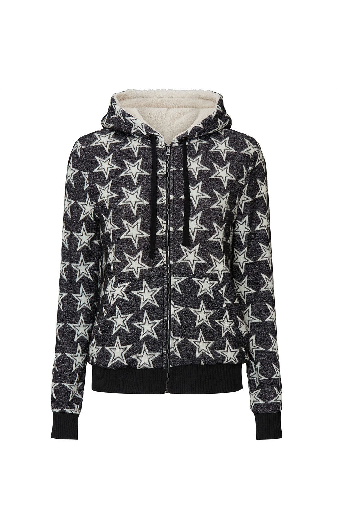 Remington Faux Sherpa Hoodie by B Collection by Bobeau 4