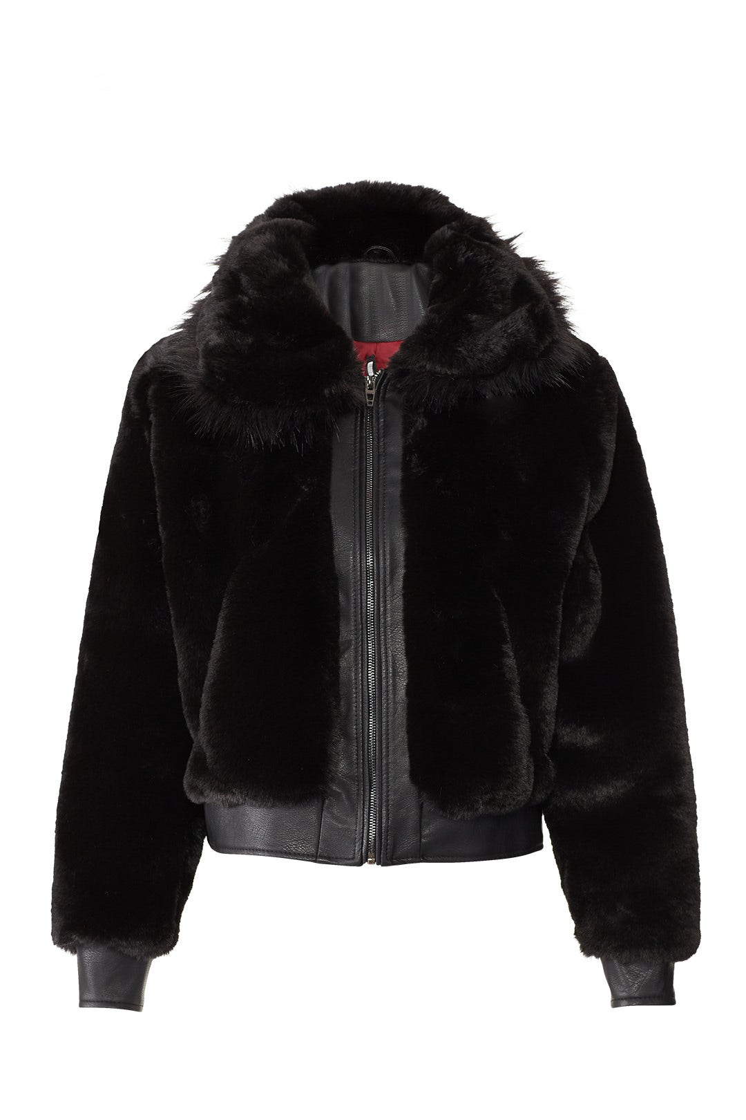 Black Noise Faux Fur Jacket by BLANKNYC 3