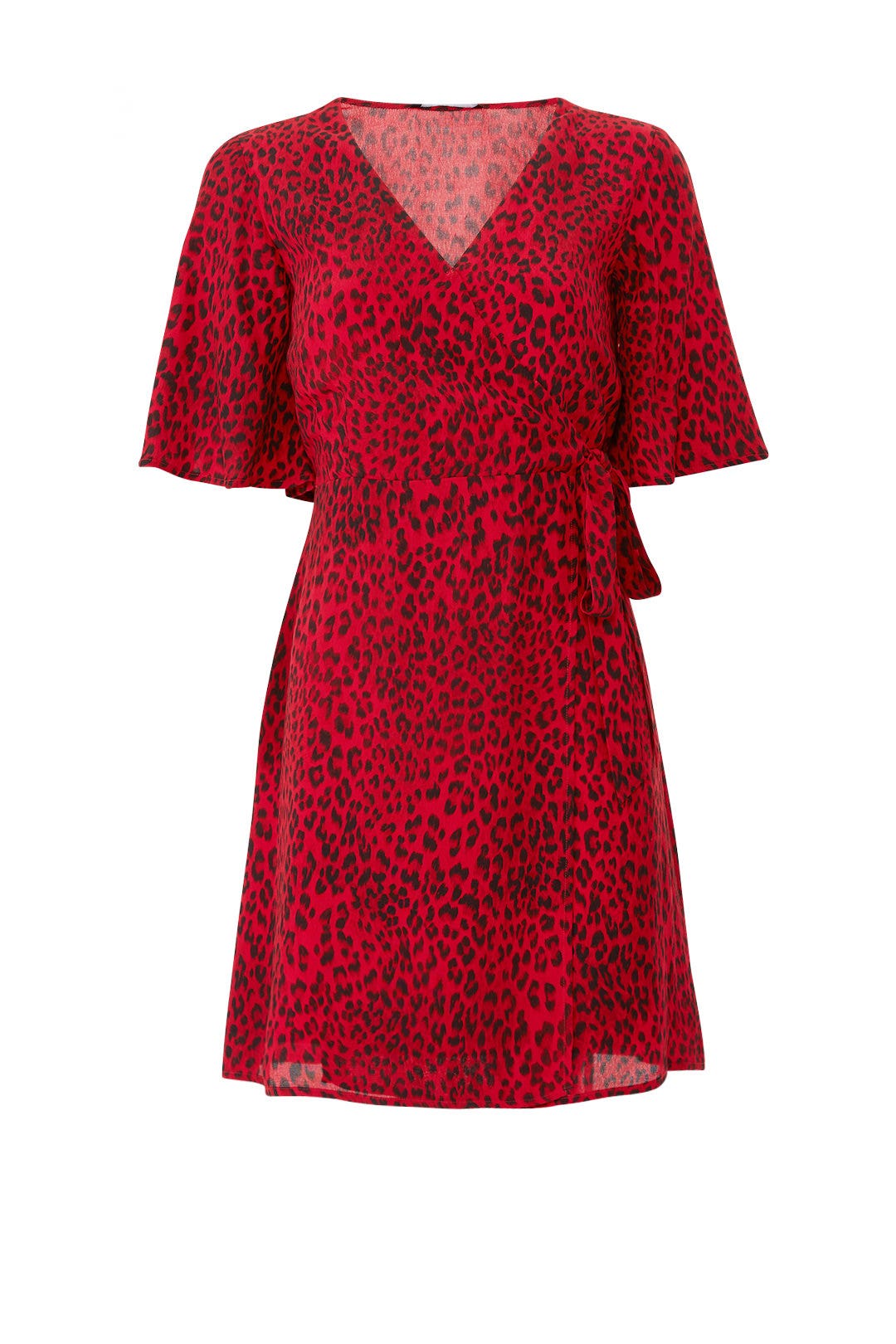 Girl On Fire Faux Wrap Dress by Sanctuary