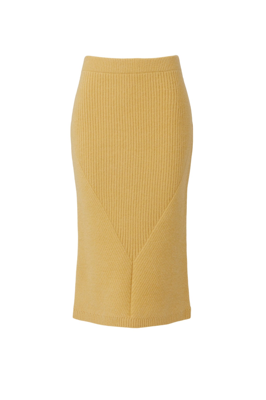 Yellow Knit Midi Skirt by Sweet Baby Jamie 4