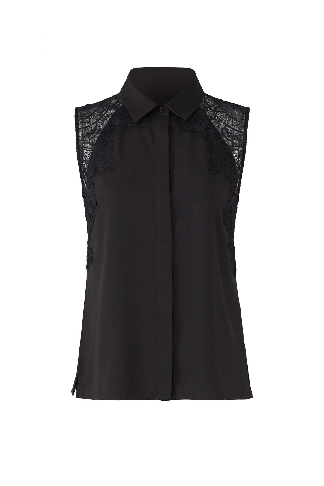 Black Vera Lace Shirt by Cooper & Ella 4