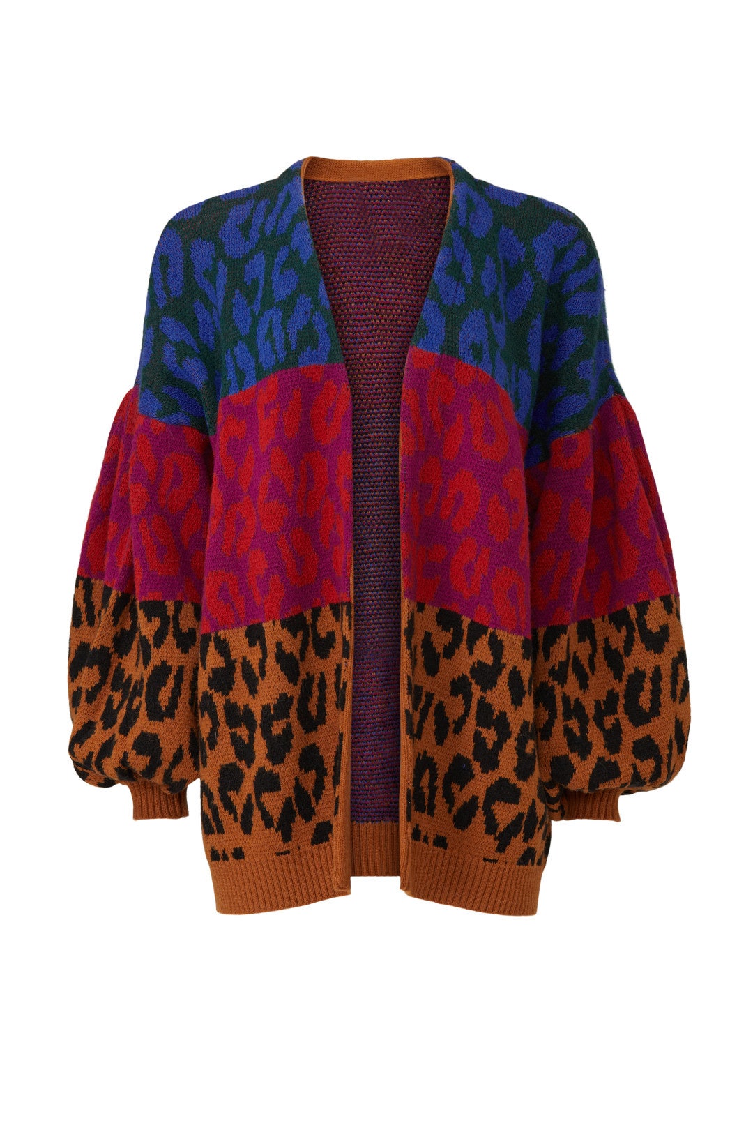 Colorblock Leopard Cardigan by FARM Rio 4