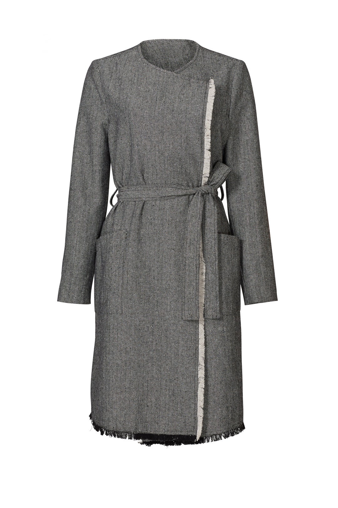 Grey Sycamore Coat by Line + Dot