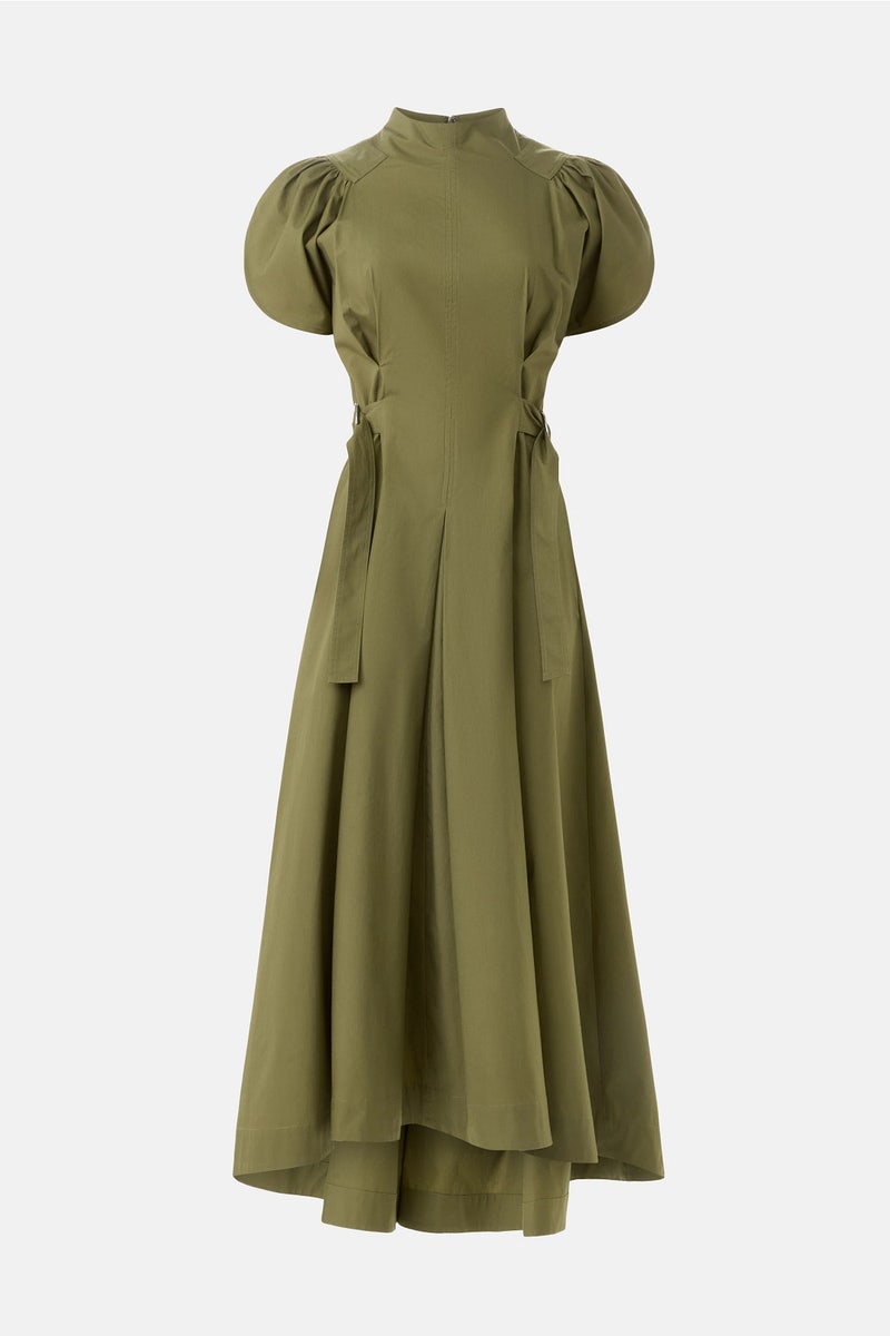 Green Flared Dress by Ellen Tracy | Rent the Runway