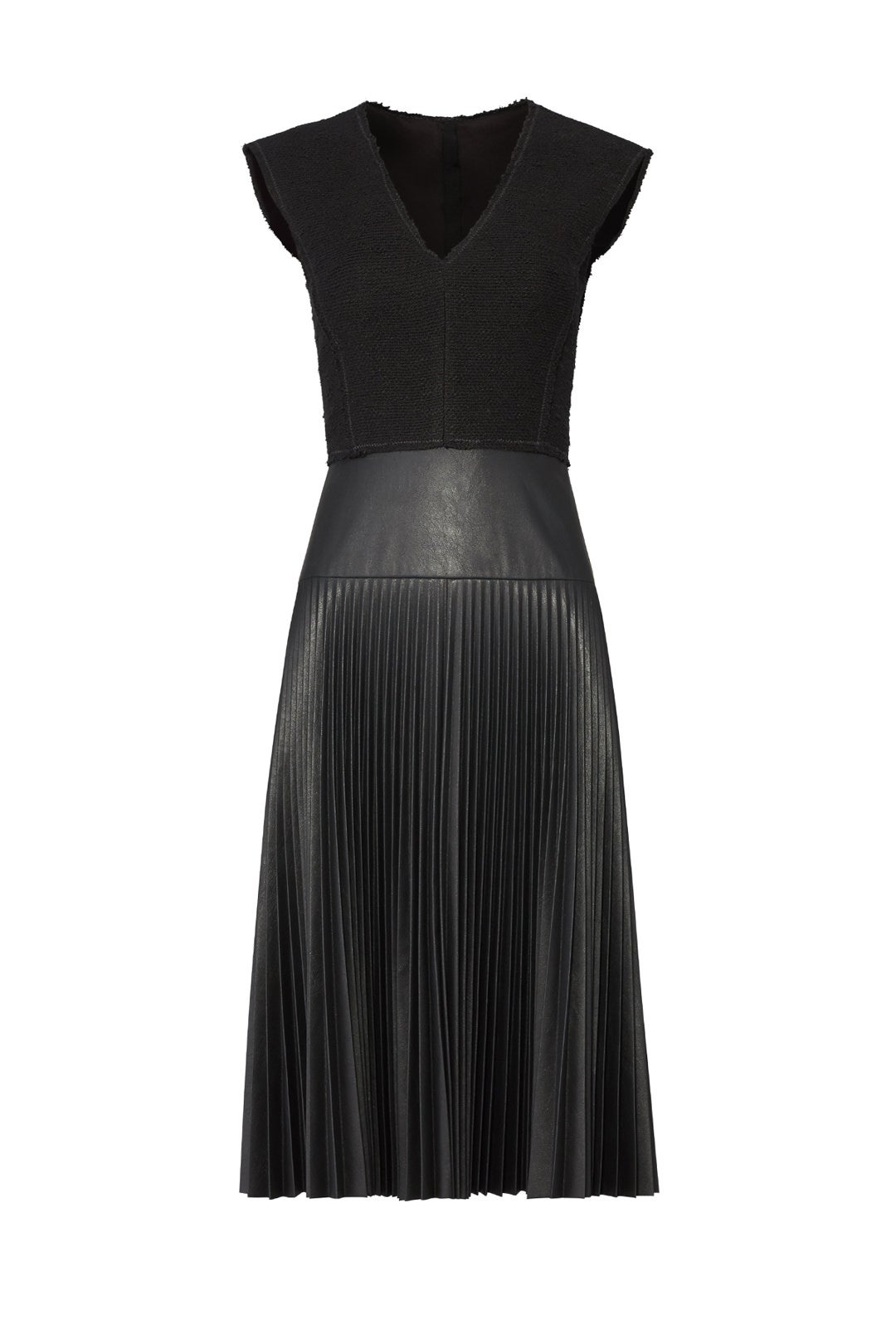 Vintage Faux Leather Dress by Rebecca Taylor NYC