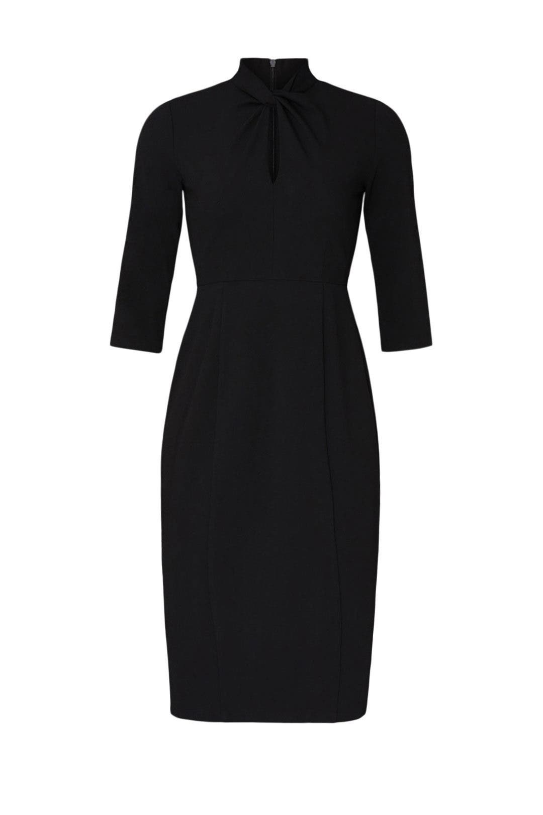 Donna Morgan Women's Square Neck Sheath Dress - Sleeveless Four-Way Stretch Crepe Formal Dress - View #3