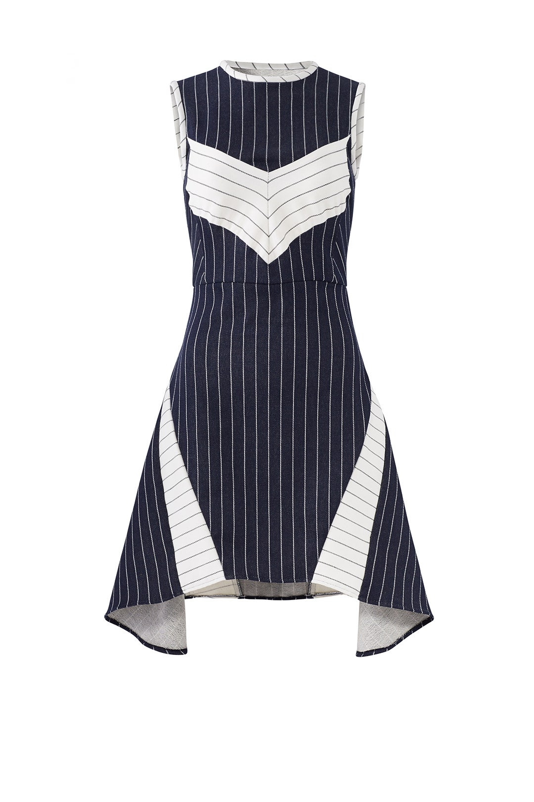 Pinstriped Joy Dress by Wai Ming