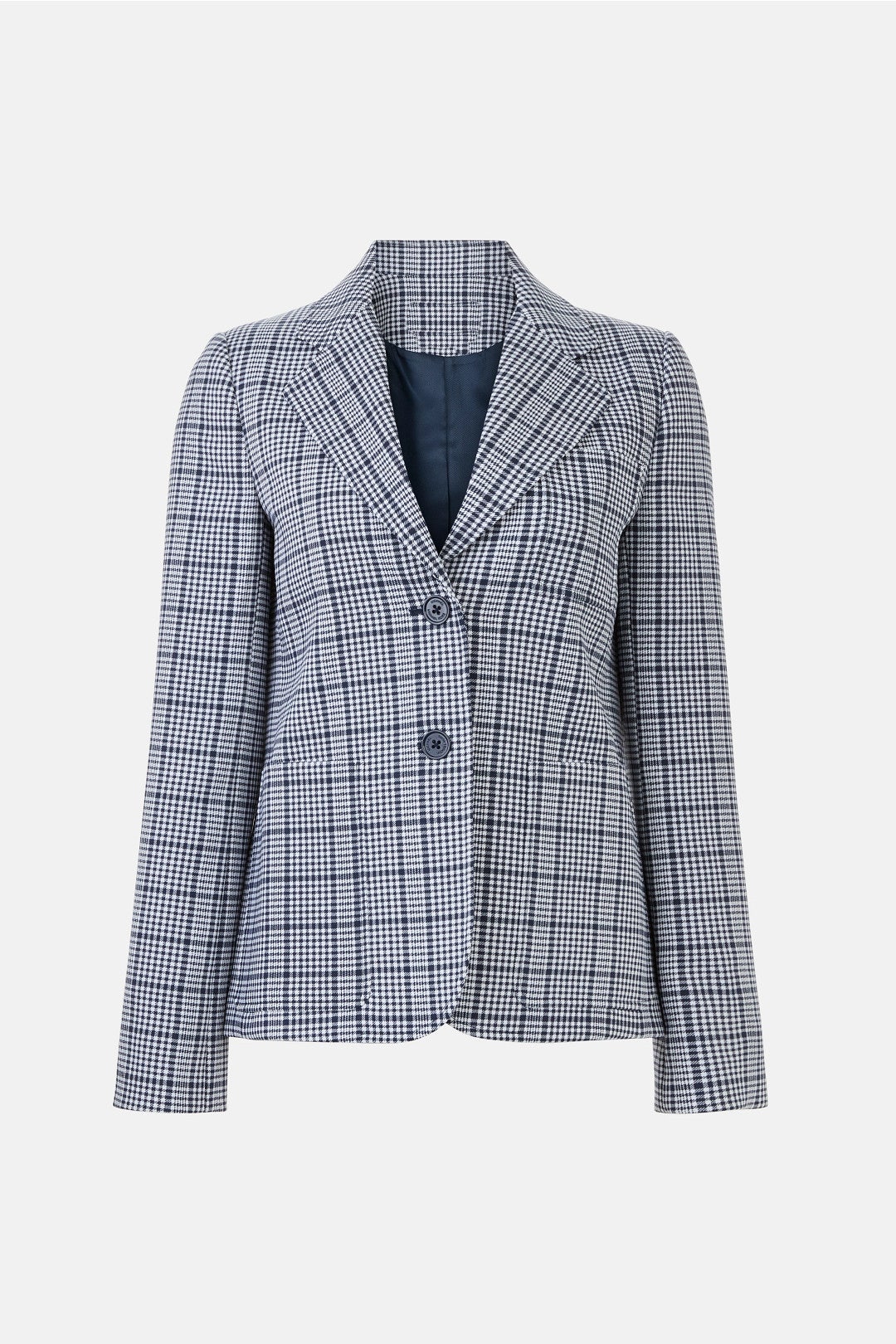 Plaid Patch Pocket Fitted Blazer by MICHAEL KORS 4