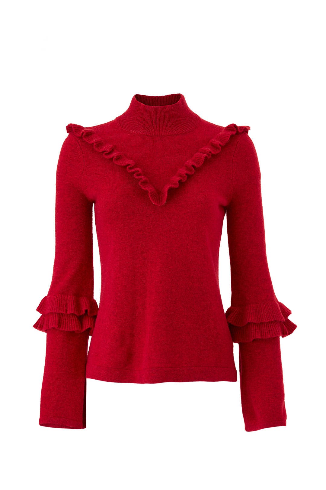 Red Shelley Sweater by Rebecca Minkoff