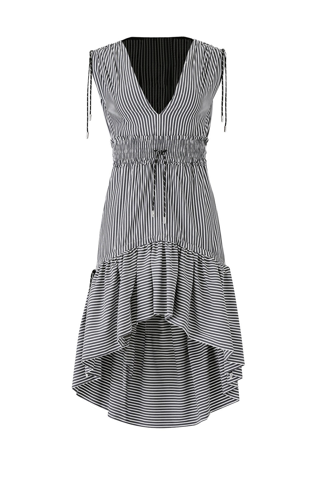 Striped High Low Dress by Christian Pellizzari | Rent the Runway