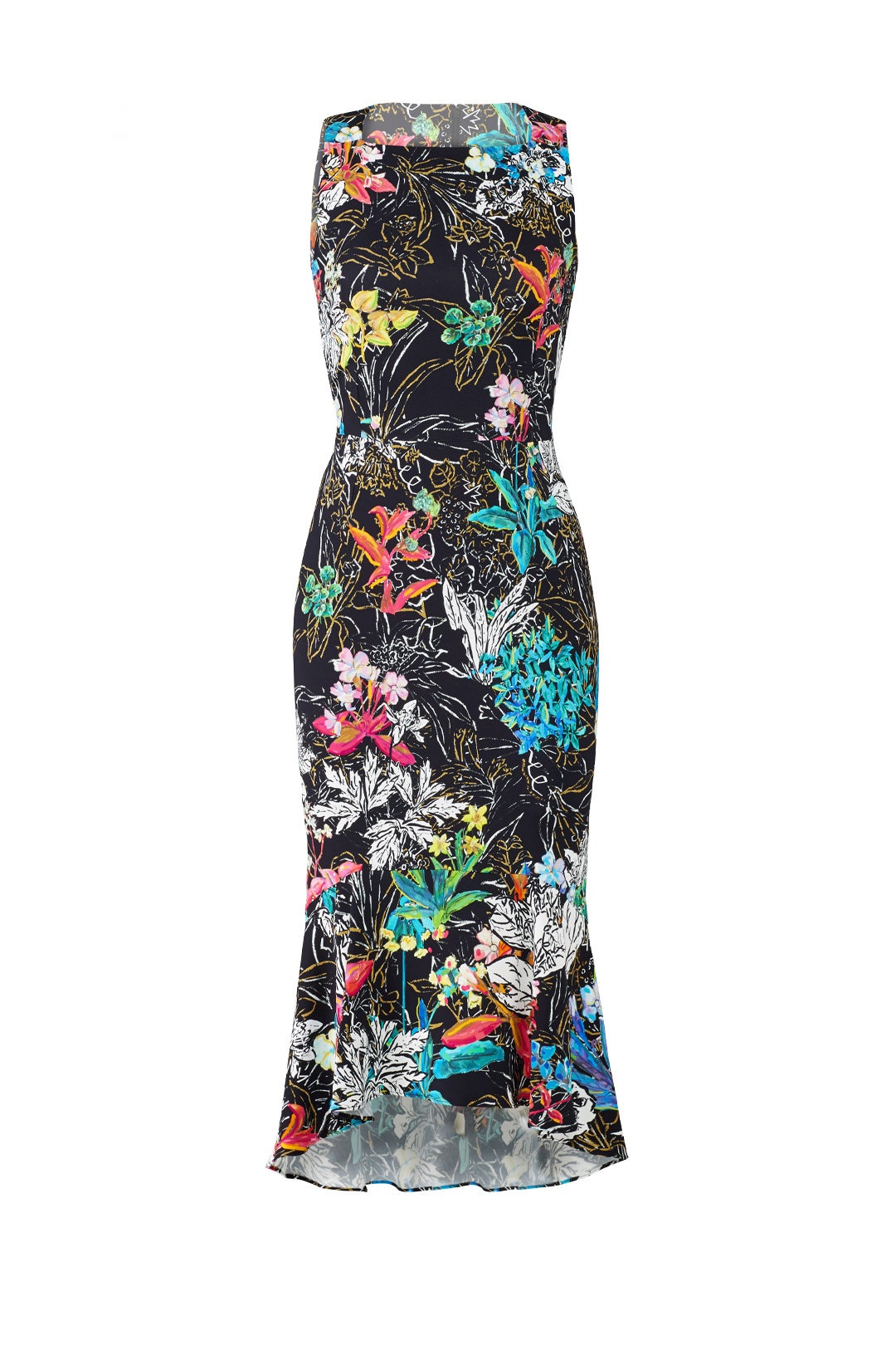 Floral Printed Kia Frill Dress by Peter Pilotto 3