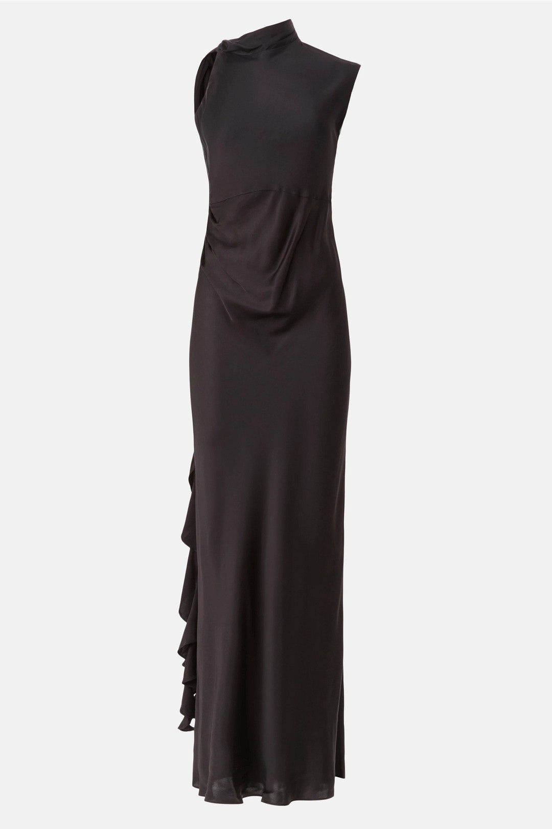 Agnes Draped Ruffle Maxi Dress by Shona Joy 4