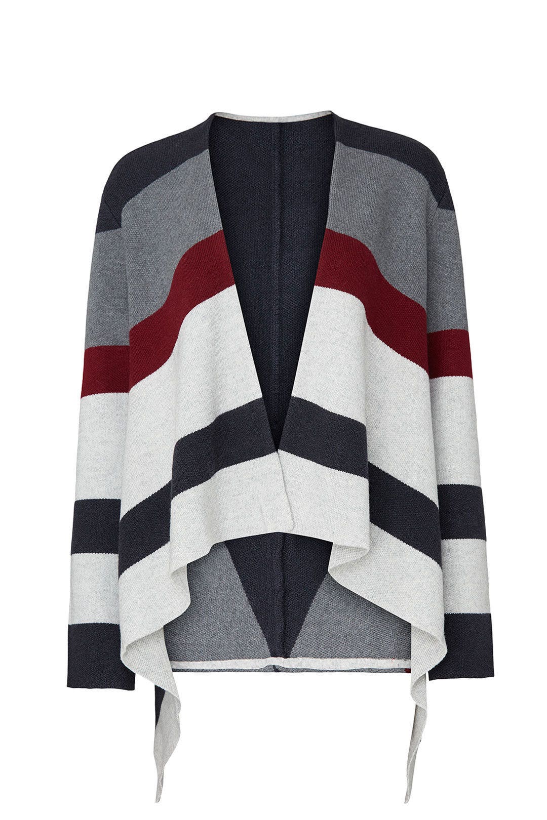 Striped Front Drape Cardigan by Thakoon x RTR