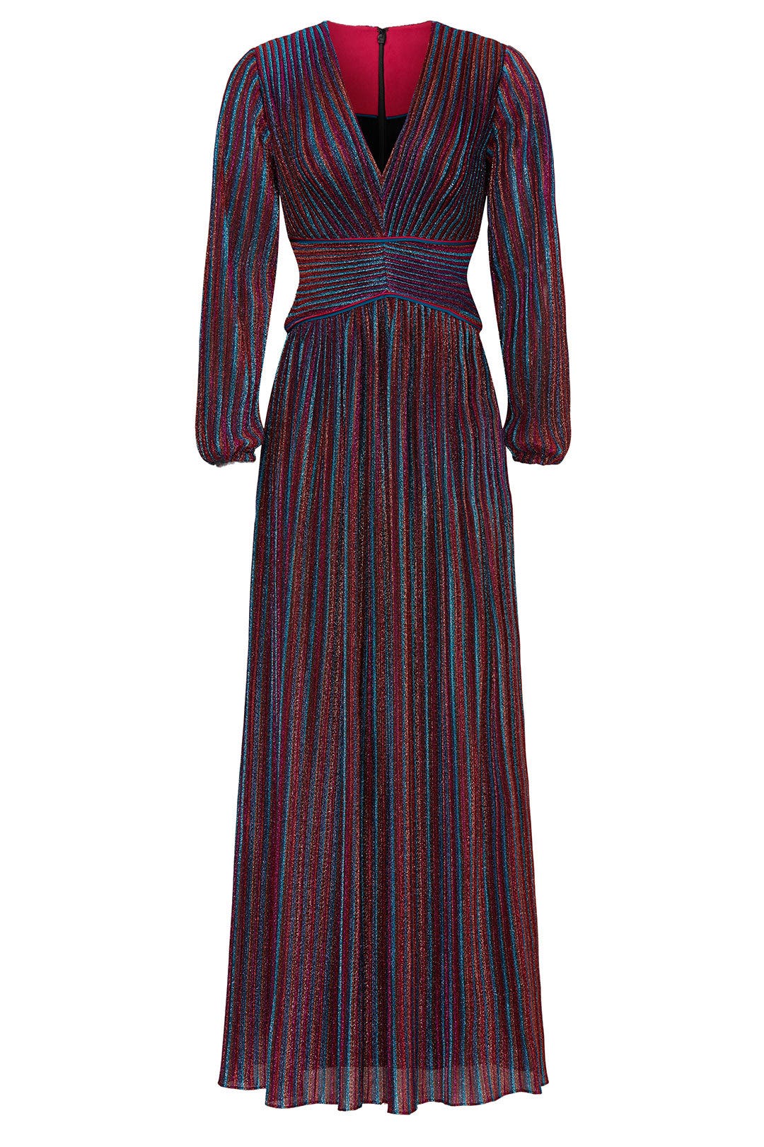 Rainbow Pleated Gown by SIMKHAI 4