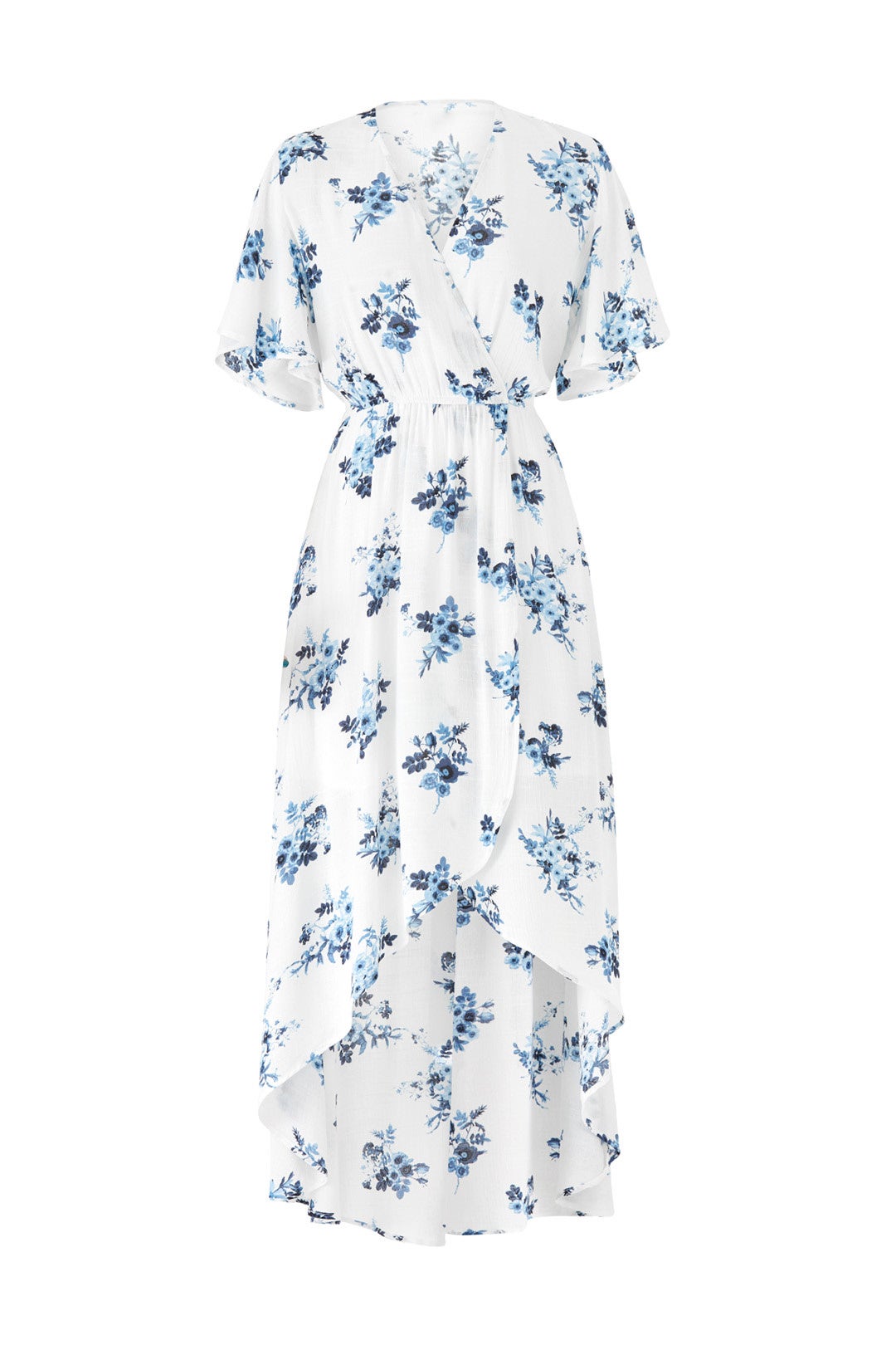 Floral Faux Wrap Maxi by Moon River