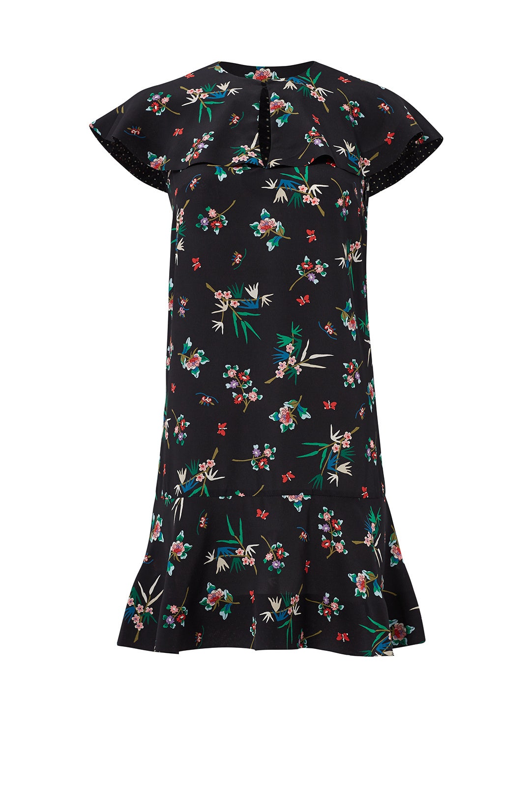 Black Floral Bouquet Dress by RED Valentino 3
