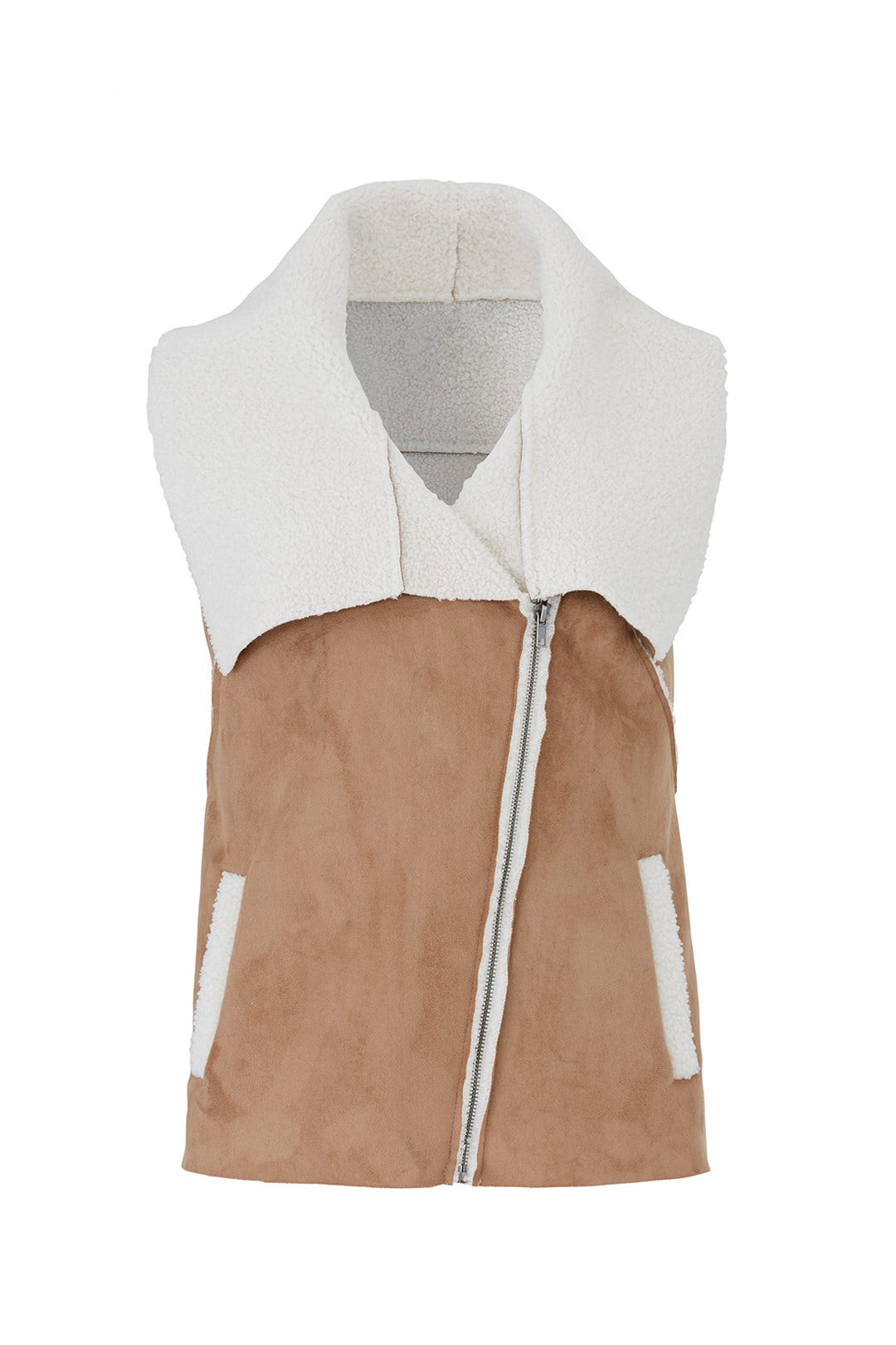 Faux Shearling Fiona Vest