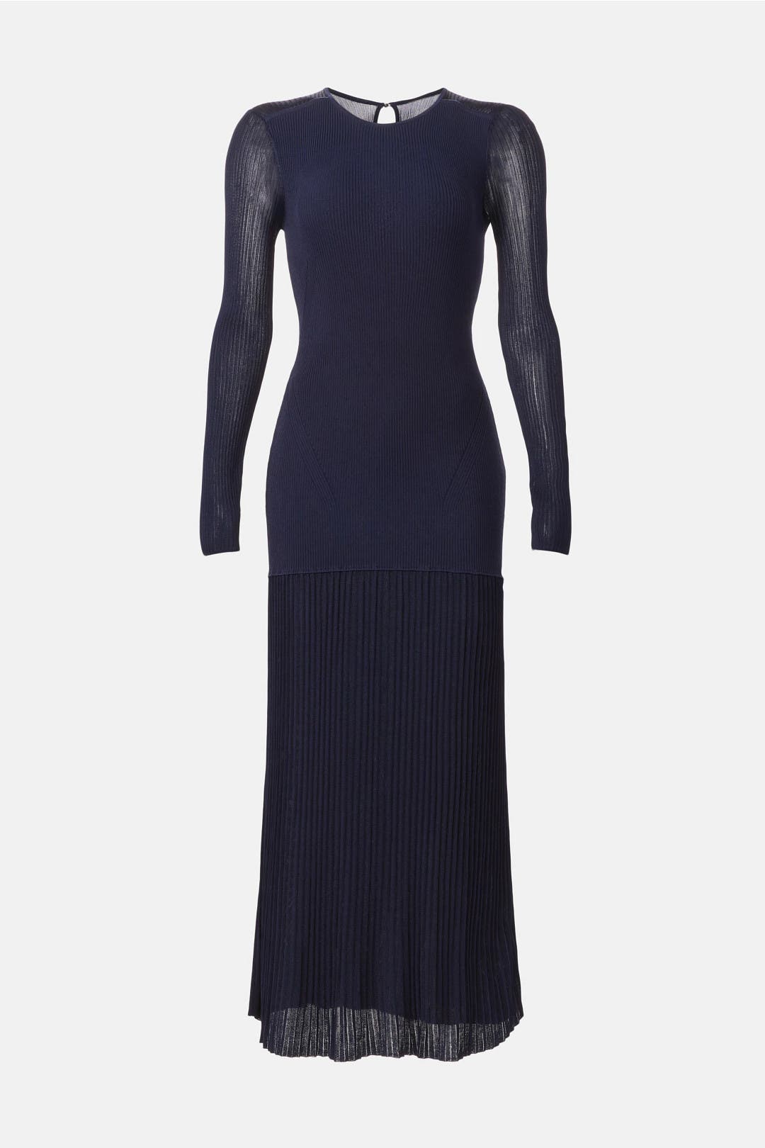 【新品タグ付き】shellerboarder knit docking dres Semi-Sheer Knit Midi Dress by Derek Lam 10 Crosby x RTR | Rent the