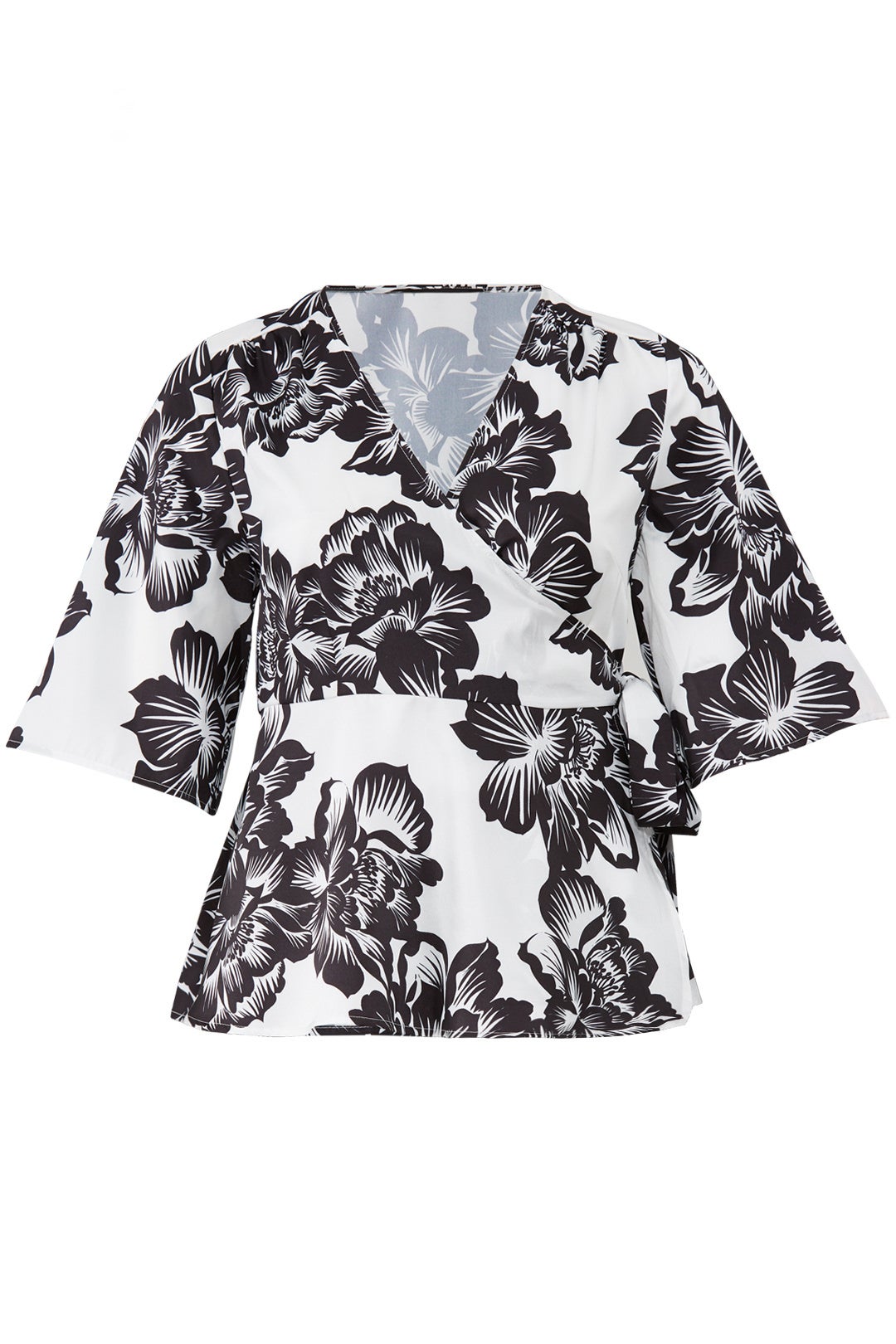 Pleated Wrap Top by ELOQUII