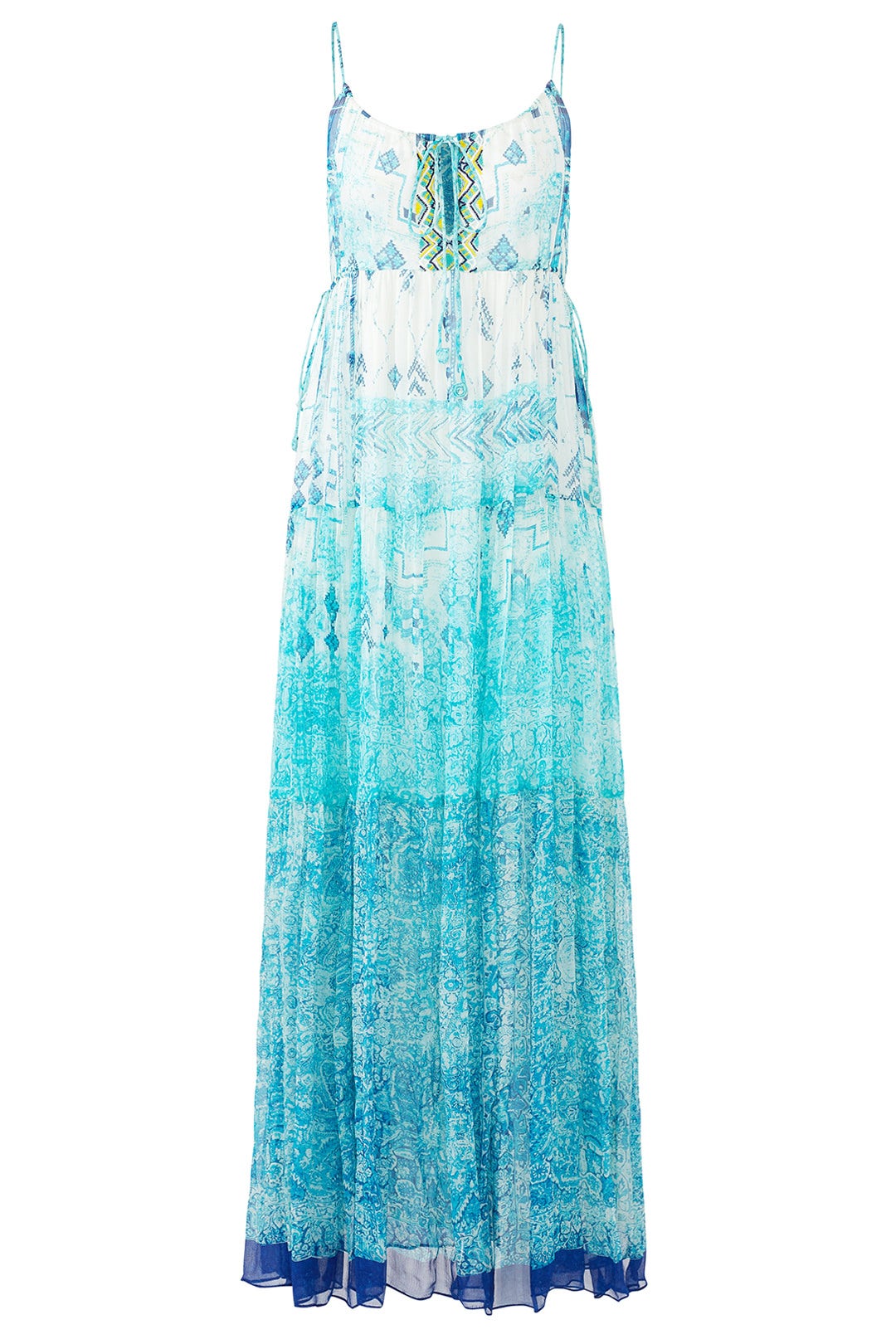 Blue Moiety Maxi by Hemant & Nandita