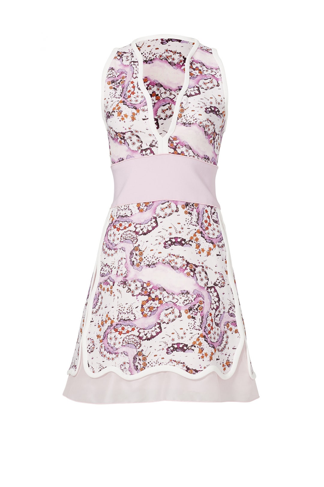 Wavy Paisley Shift by Giambattista Valli