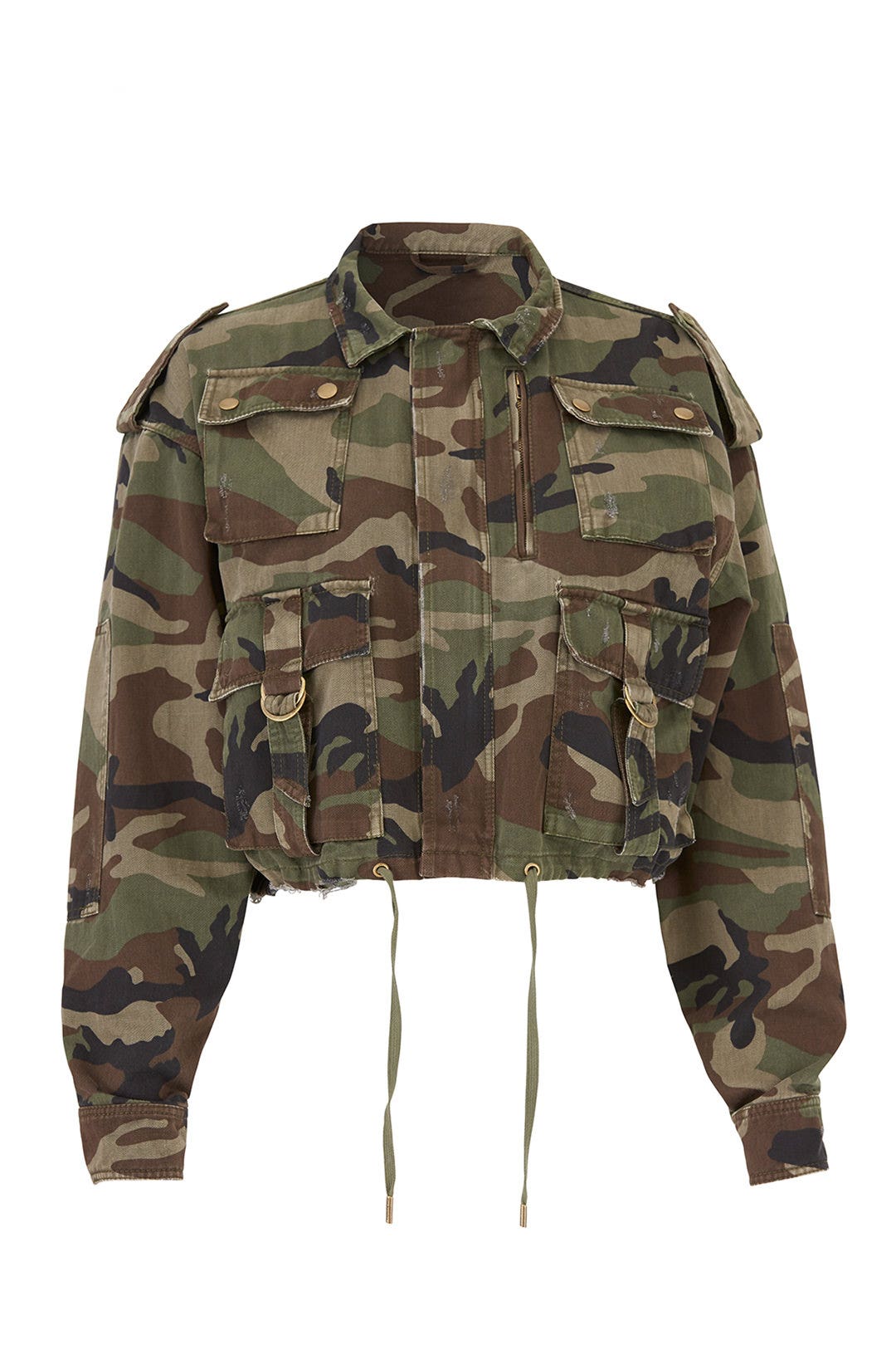 Camouflage Cropped Parka by The Kooples 3