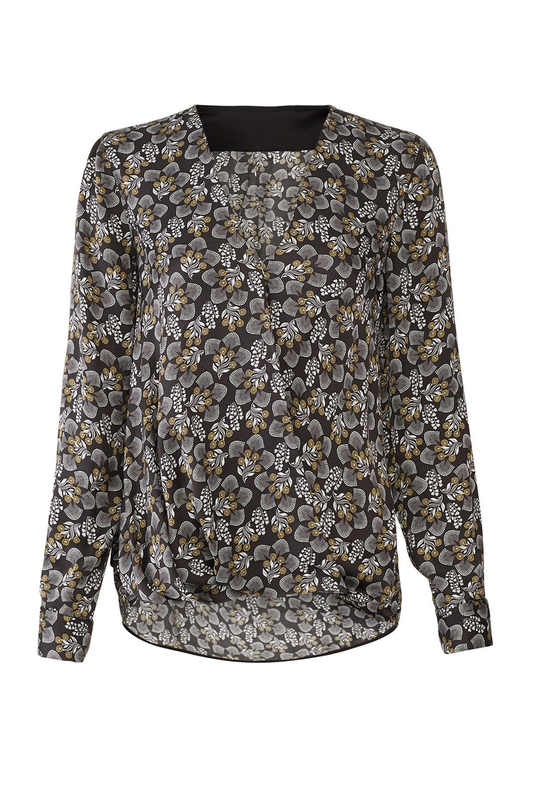 Faux Wrap Floral Blouse by Slate & Willow 3