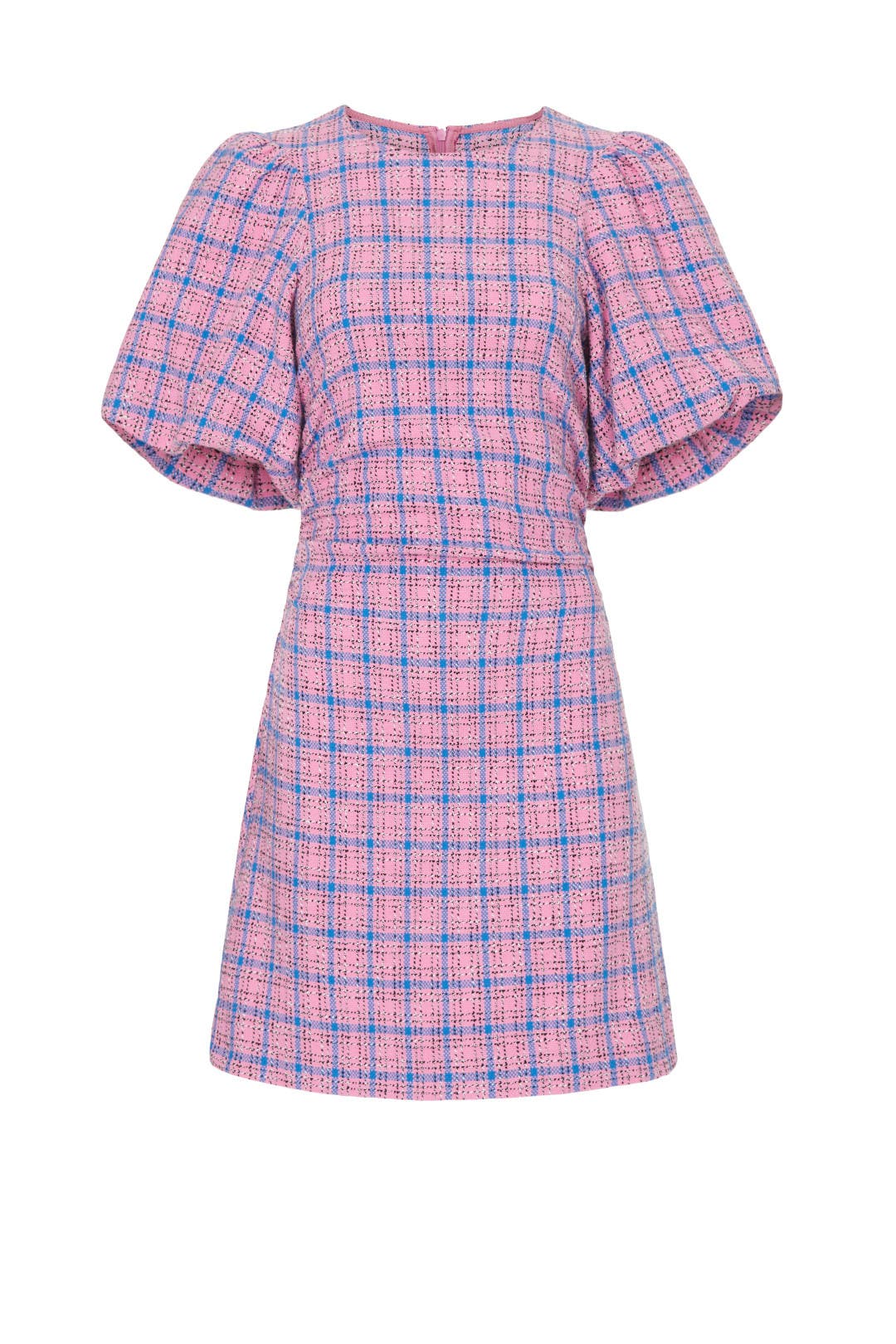 Check Suiting Mini Dress by GANNI | Rent the Runway