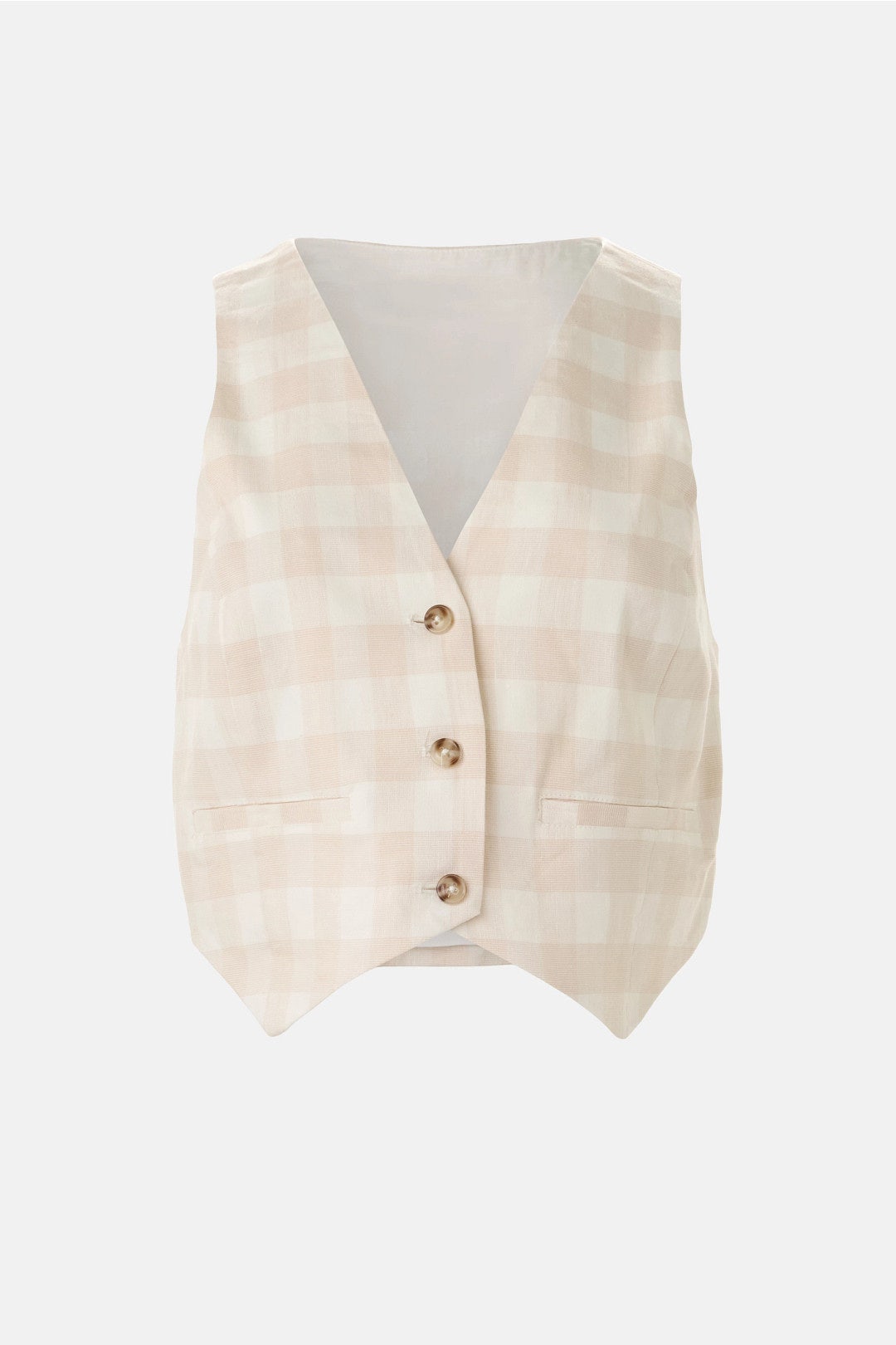 Plaid Deb Vest by SIMKHAI