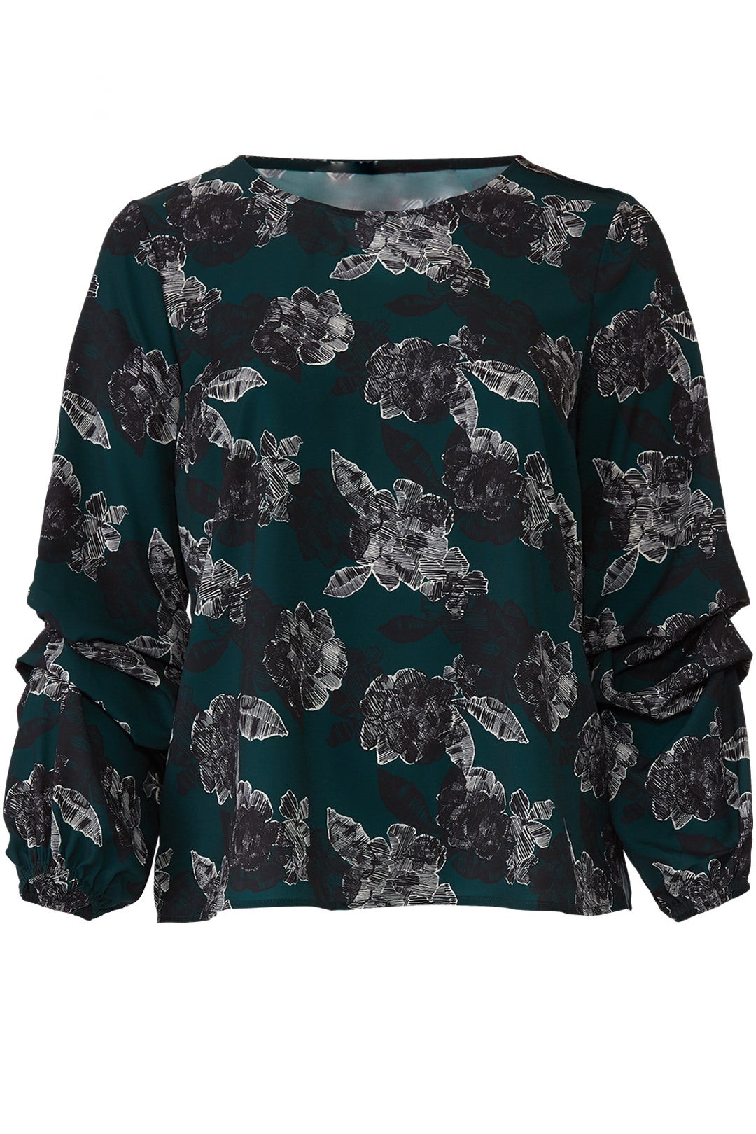 Printed Dramatic Sleeves Top by ELOQUII 3