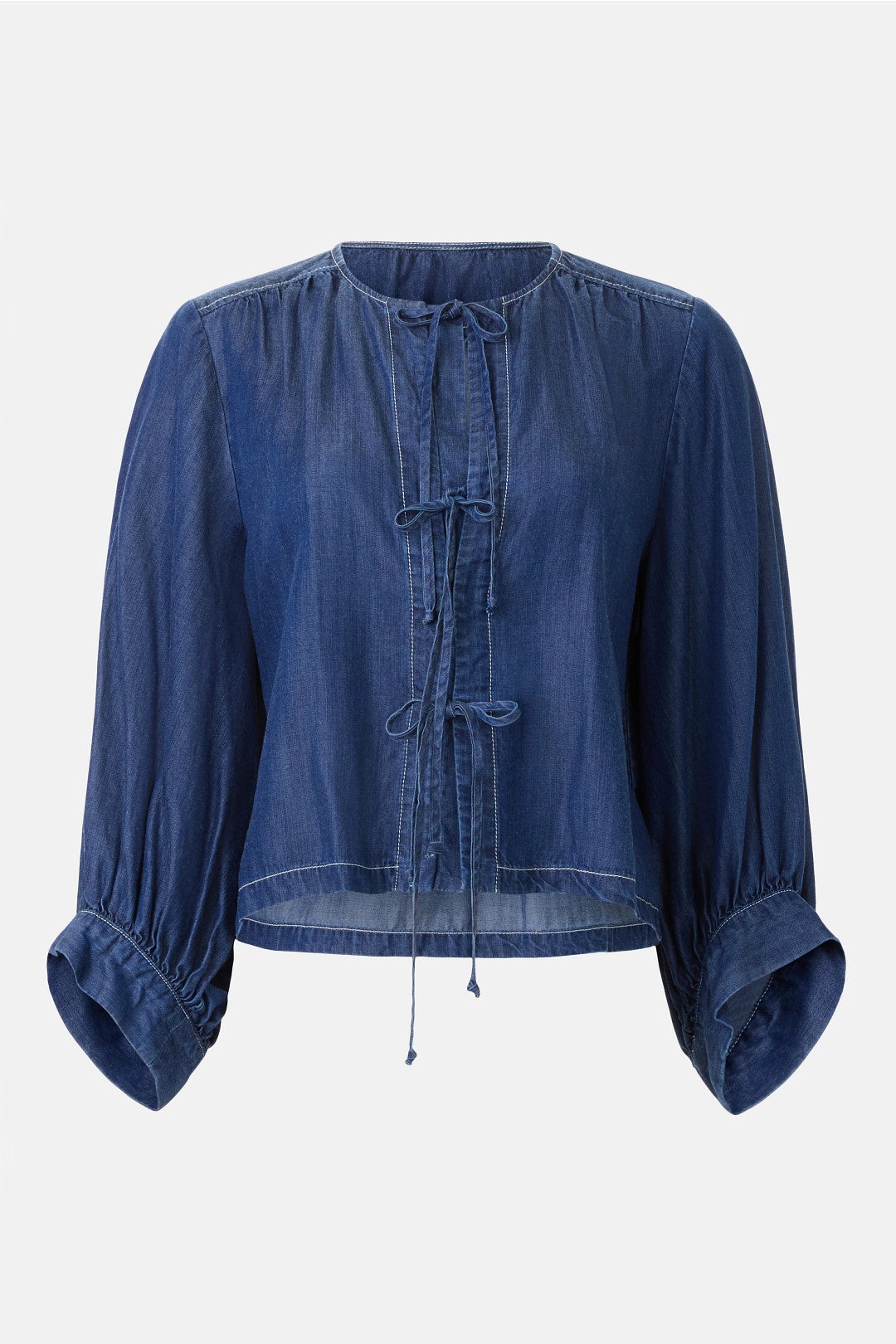 Cassie Lantern Sleeve Top by Fifteen Twenty