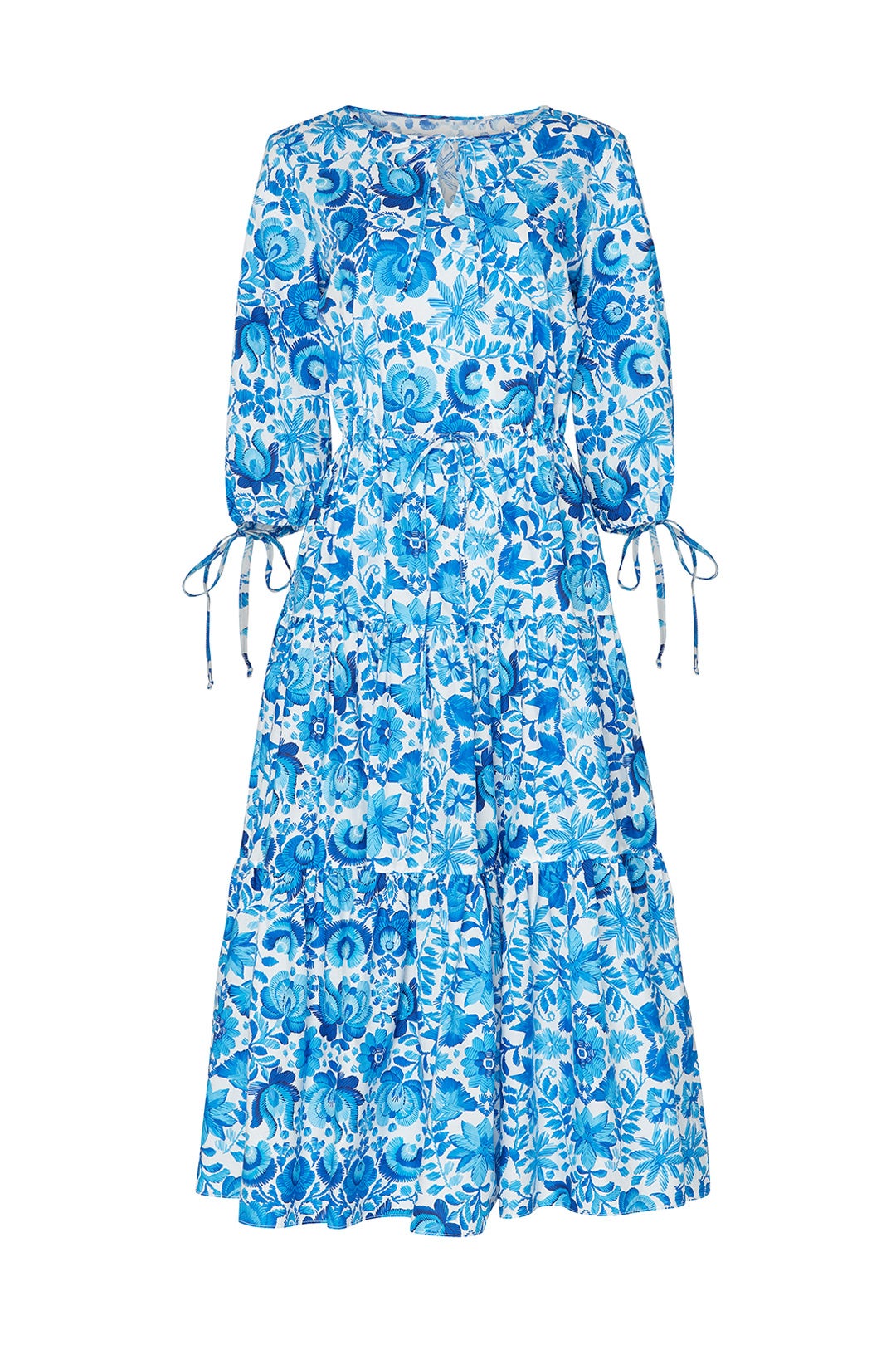Blue Floral Dress by MDS Stripes | Rent the Runway Blue Floral Dress by MDS Stripes | Rent the Runway