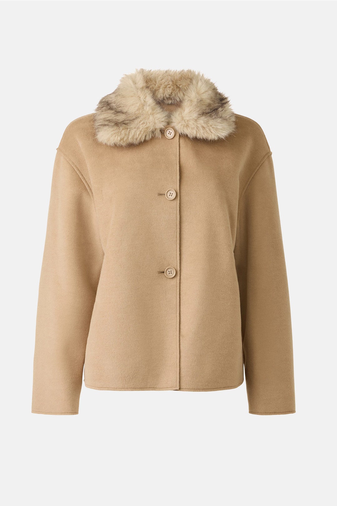 Faux Fur Collar Jacket by Ellen Tracy 3