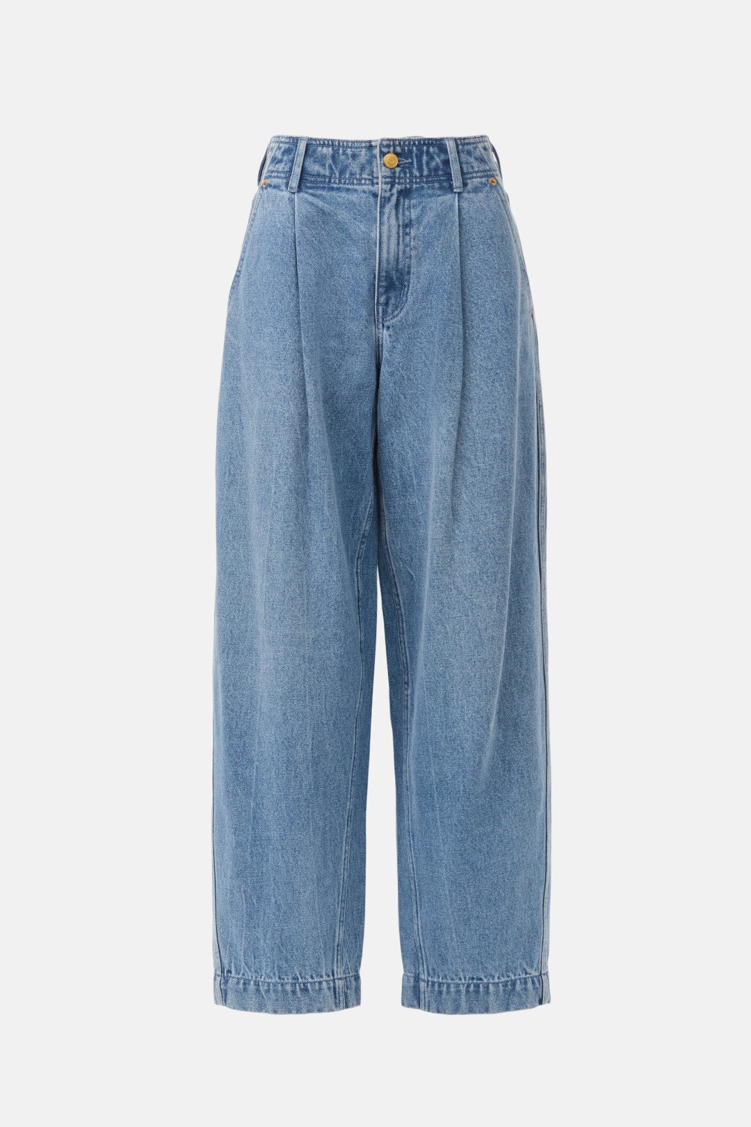 Light Wash Barrel Leg Jeans