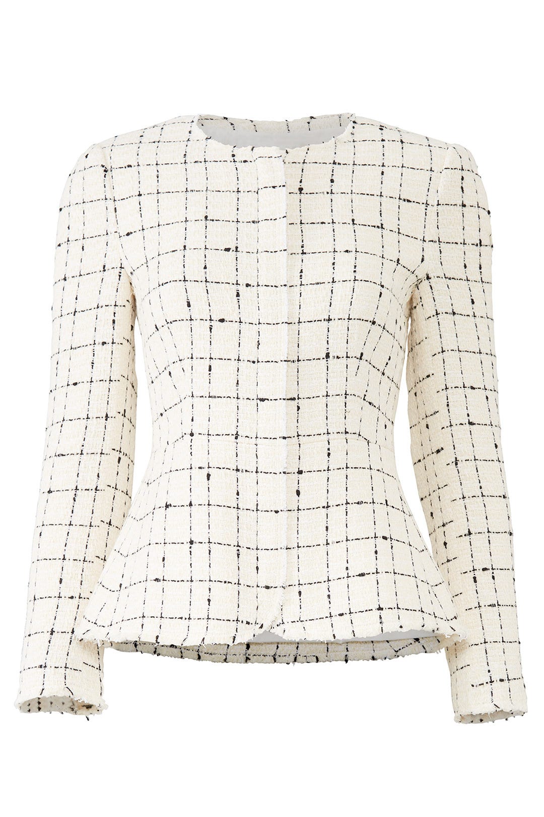 Plaid Tweed Zip Jacket by Rebecca Taylor NYC 3