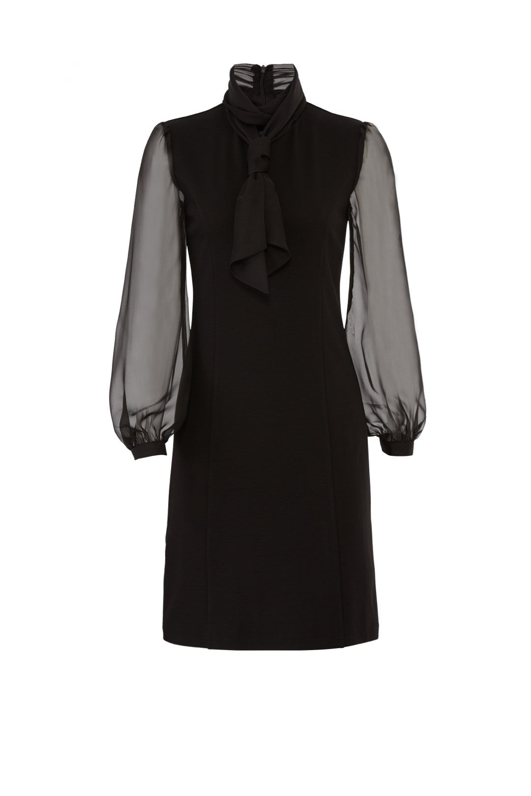 Sheer Sleeve Tie Sheath by Slate & Willow