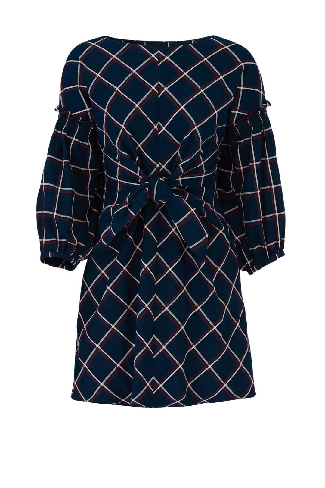 Yara Plaid Tie Sheath by Adelyn Rae