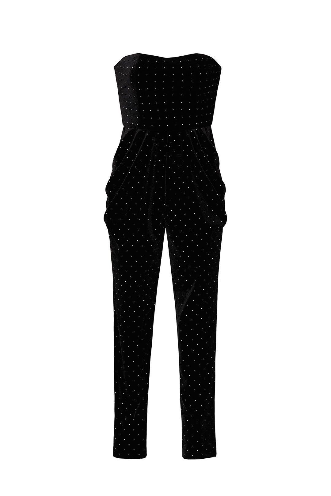 Black Studded Jumpsuit by ML Monique Lhuillier 4