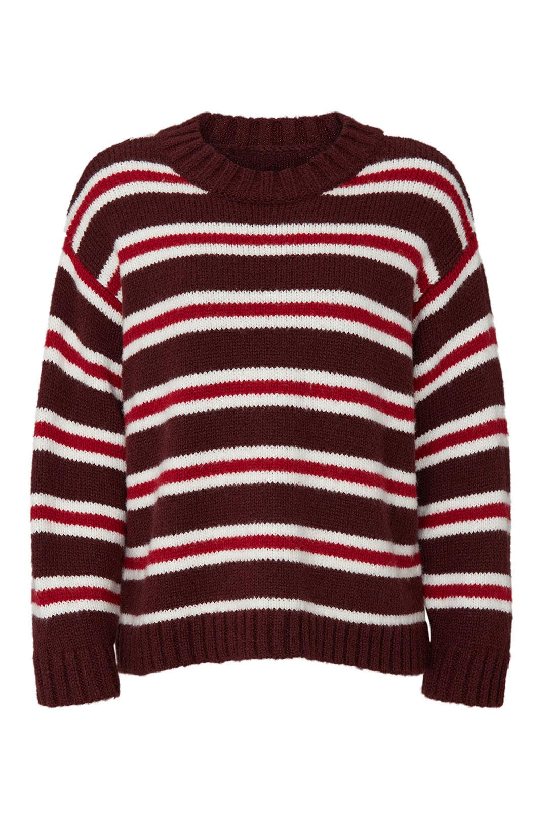 The Striped Cozy Sweater by The Great.