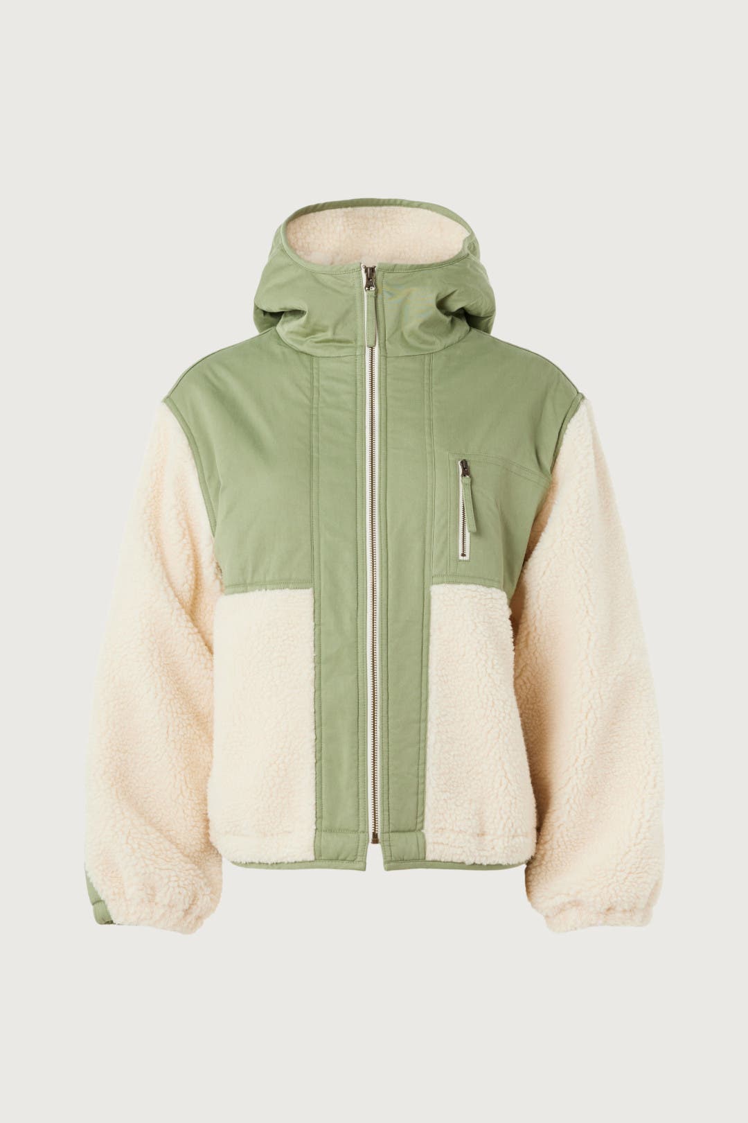 Green Hooded Fleece Jacket by Thakoon x RTR | Rent the Runway