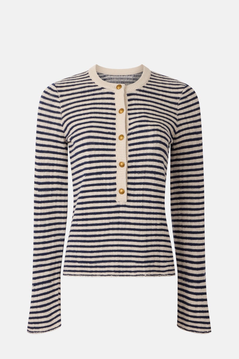 Mandala Stripe Henley by Zadig & Voltaire - Photo 4