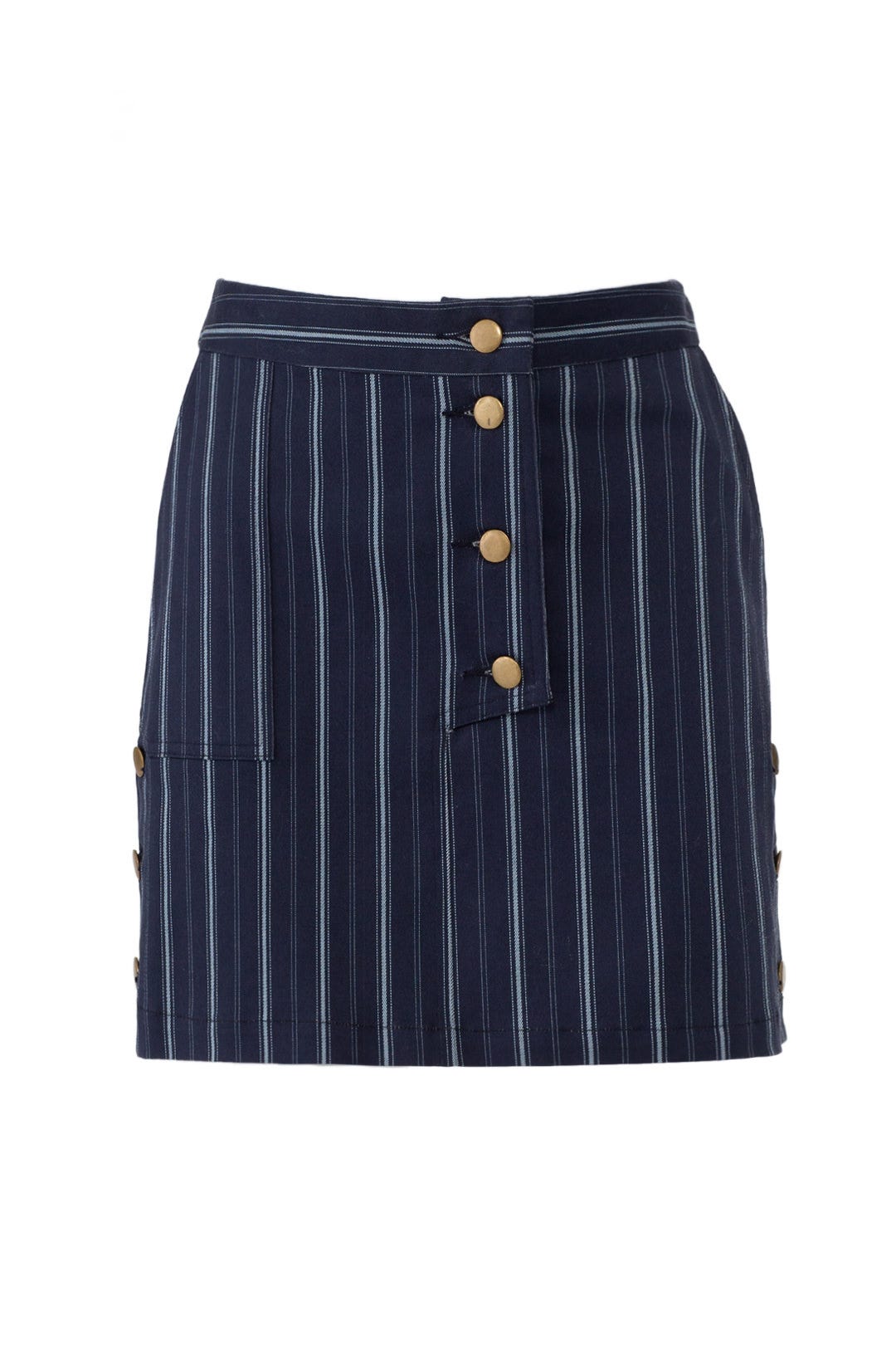 Navy Becca Skirt by AMUR