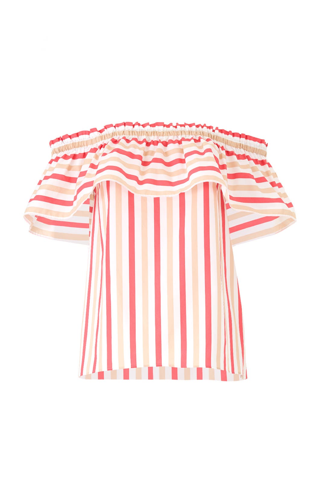 Peach Sherbet Stripe Top by kate spade new york for $40 | Rent the Runway